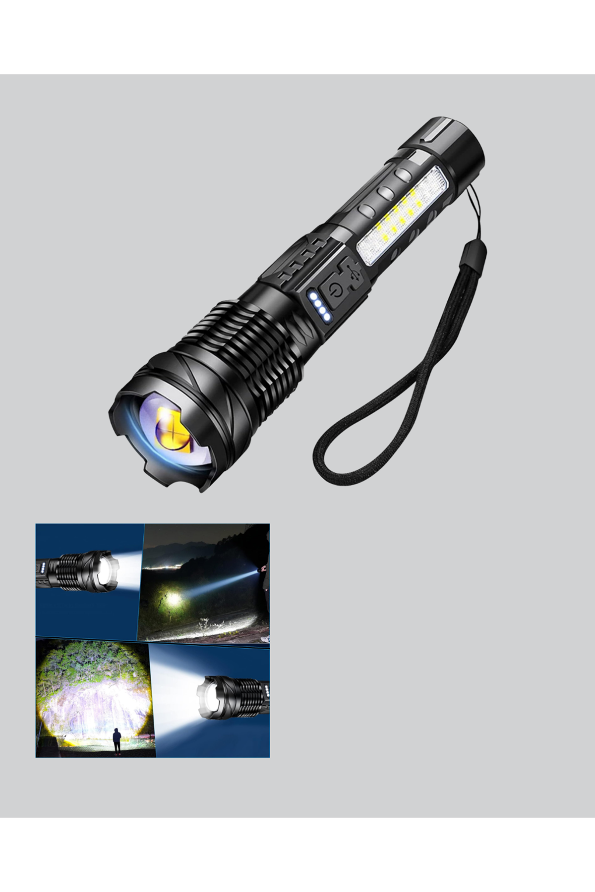 Outdoor ve Acil Durum İçin Güçlü LED El Feneri