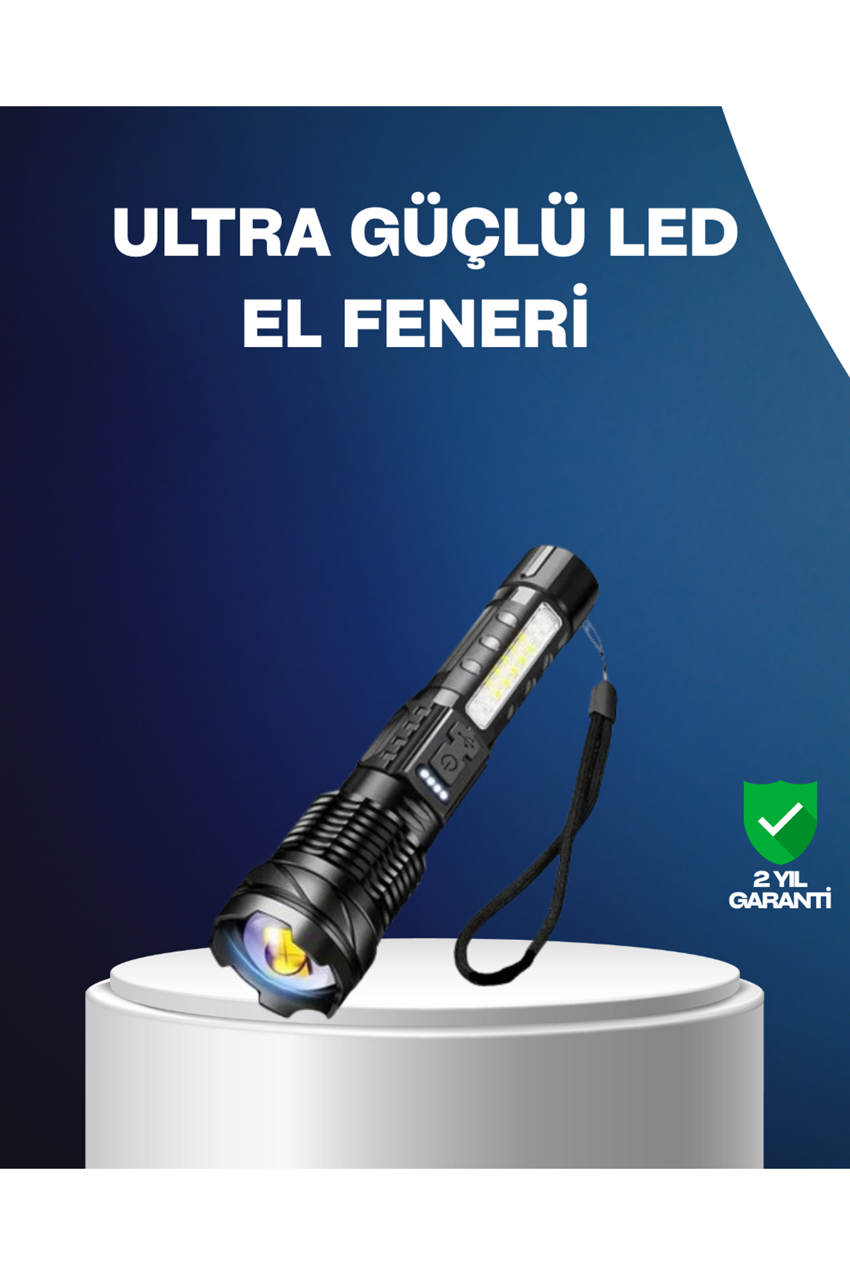 Outdoor ve Acil Durum İçin Güçlü LED El Feneri