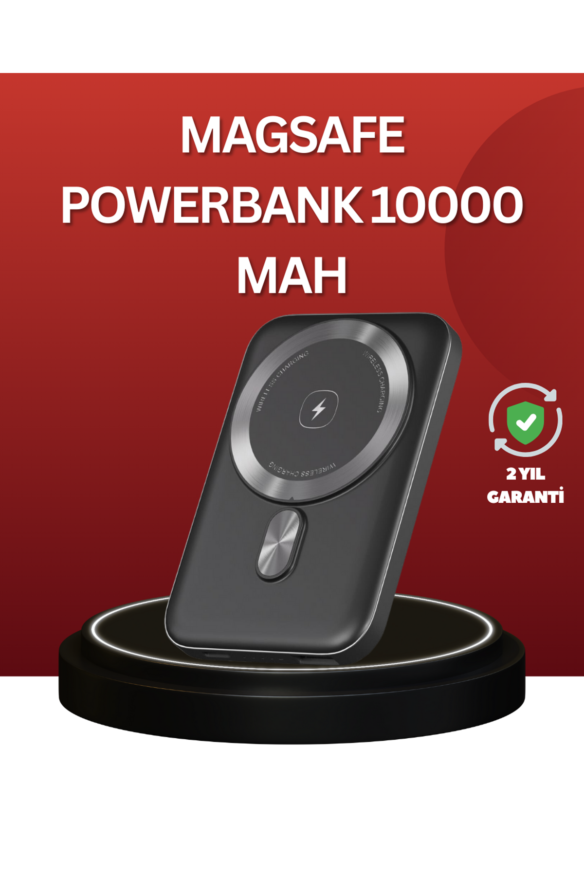 Kablosuz ve Kablolu Kullanım Sunan Taşınabilir Powerbank
