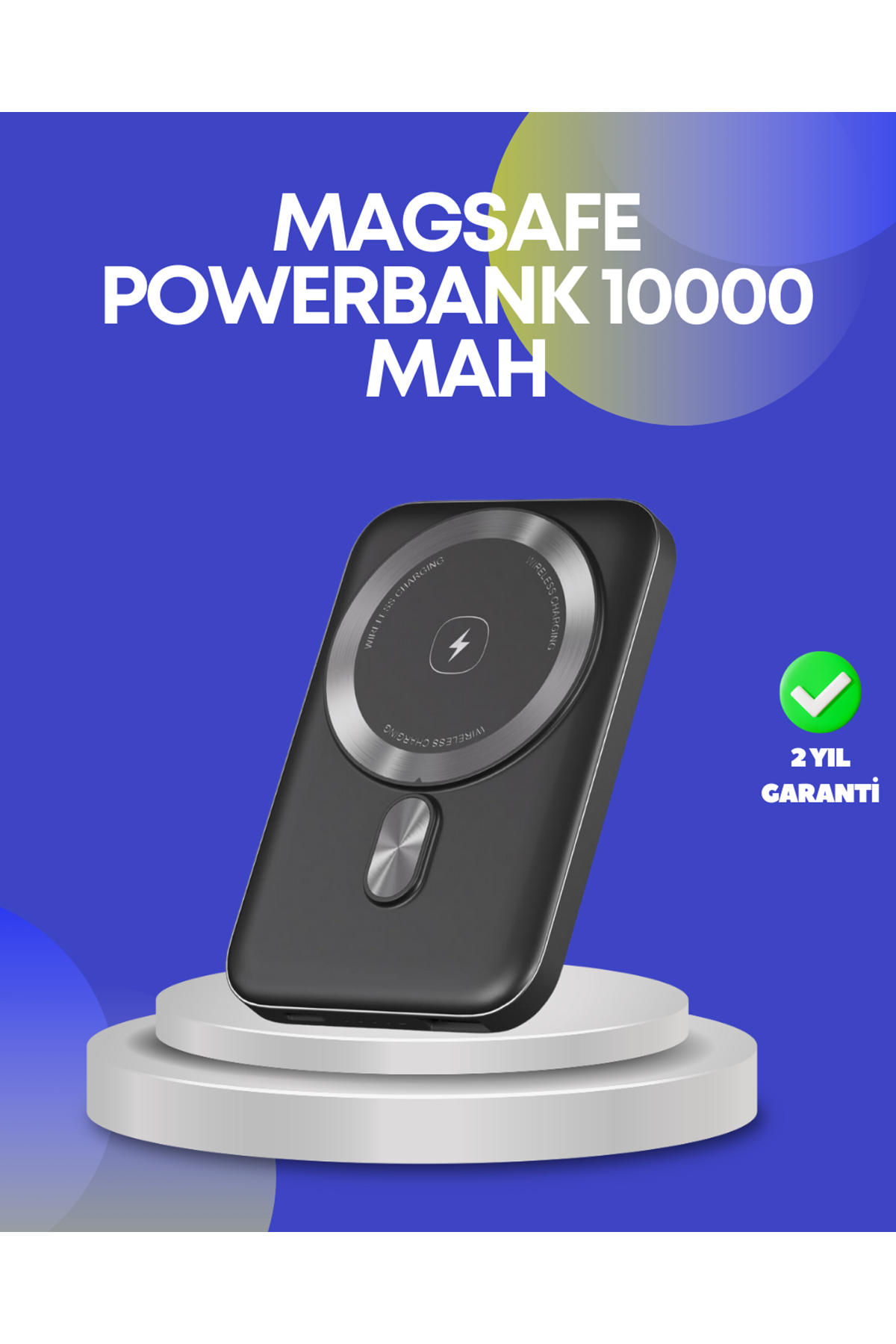 22.5W Hızlı Şarj Destekli Manyetik Powerbank Kompakt Tasarım