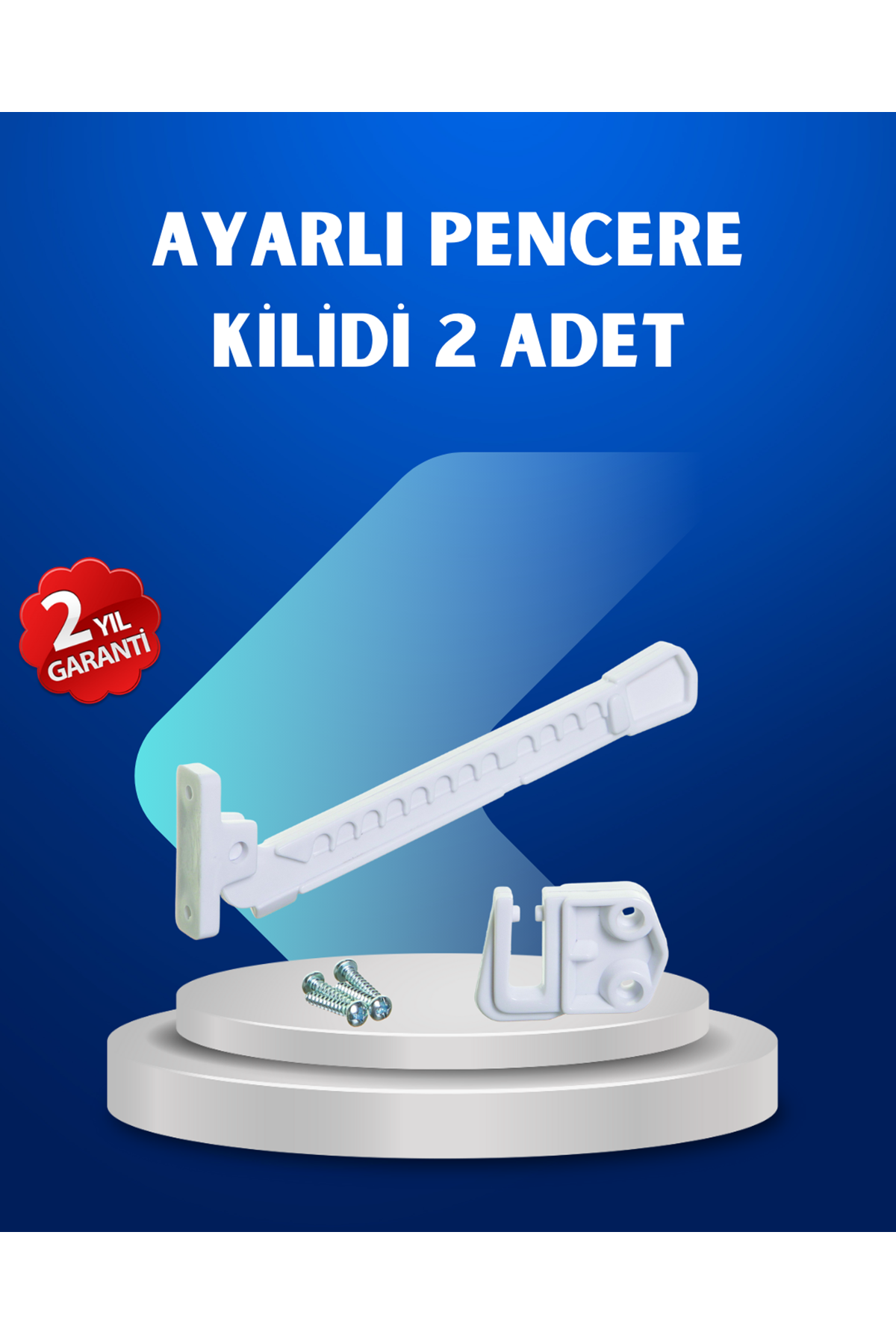 Pencere Güvenlik Kilidi Açılma Sınırlayıcı Aparat 2 Adet