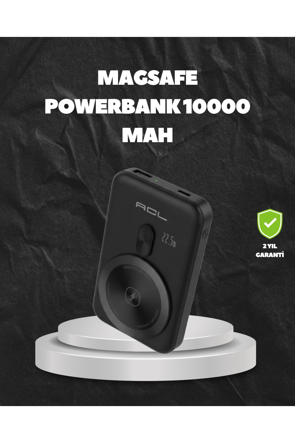 MagSafe Uyumlu Kablosuz Powerbank Taşınabilir Hızlı Şarj