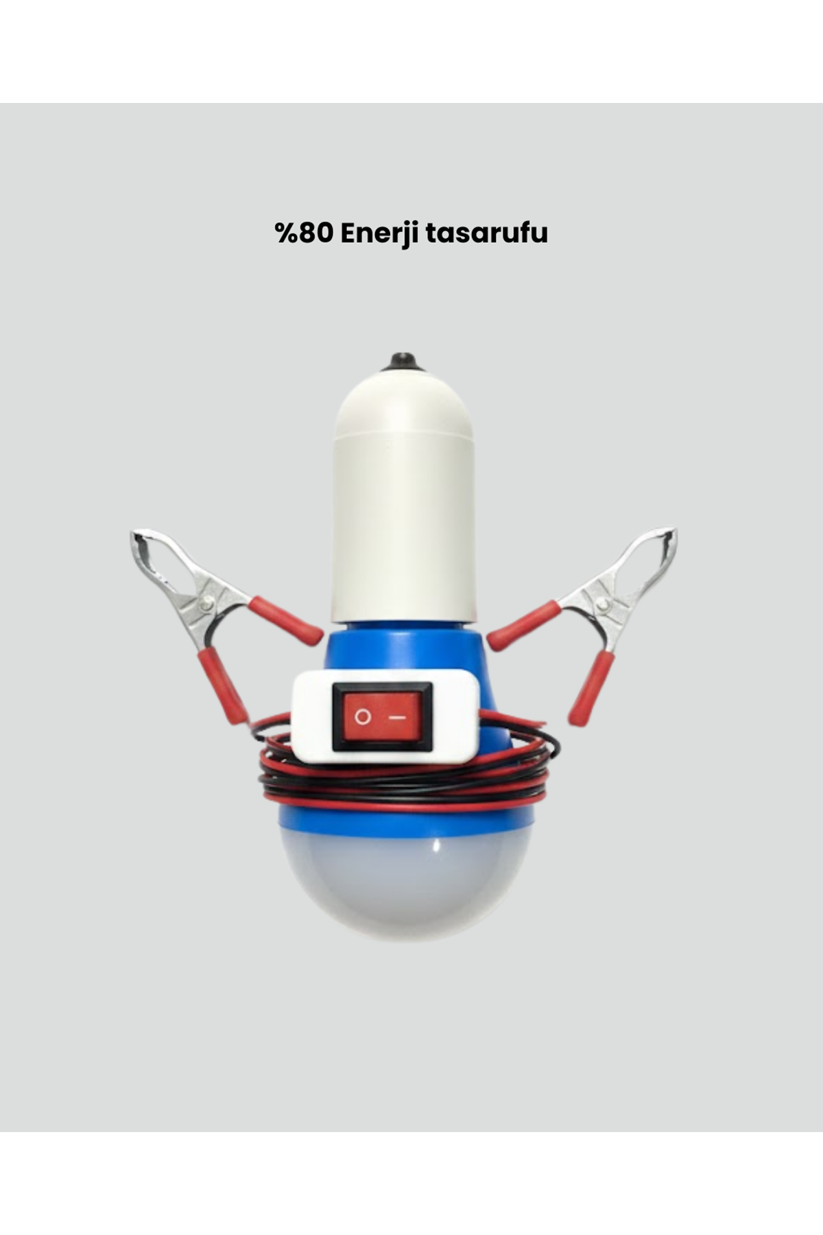 Araç Akü Bağlantılı 12V LED Ampul Pratik Işık Çözümü