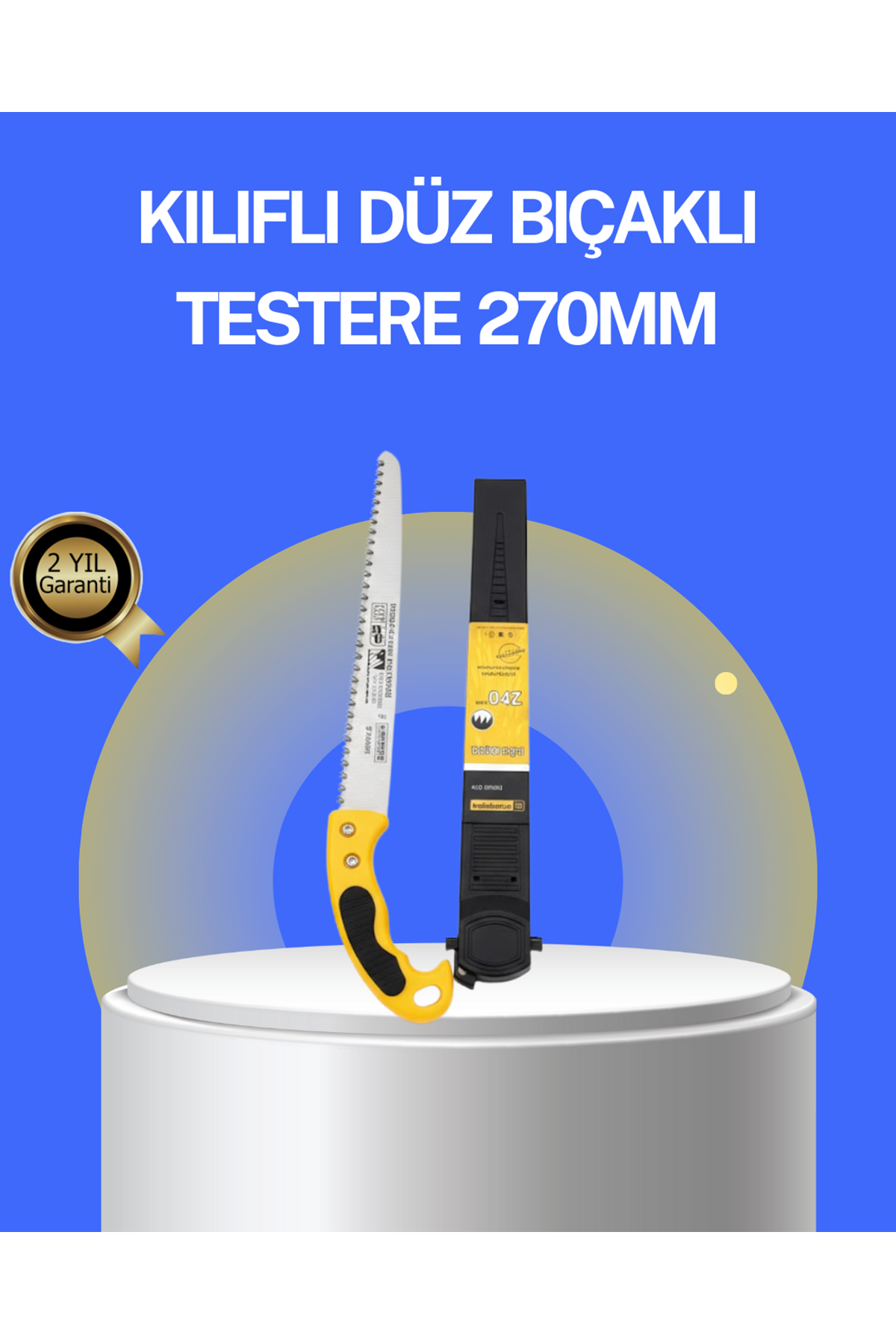 Bahçe ve Ağaç Budama Testeresi Ergonomik Saplı
