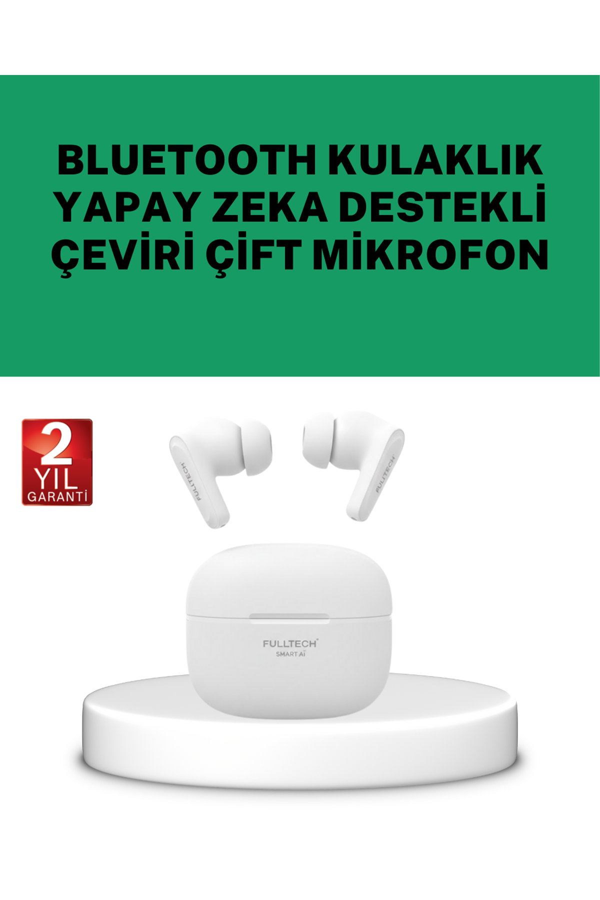 Gerçek Zamanlı Çeviri Özellikli Kablosuz Kulaklık Profesyonel Kullanım