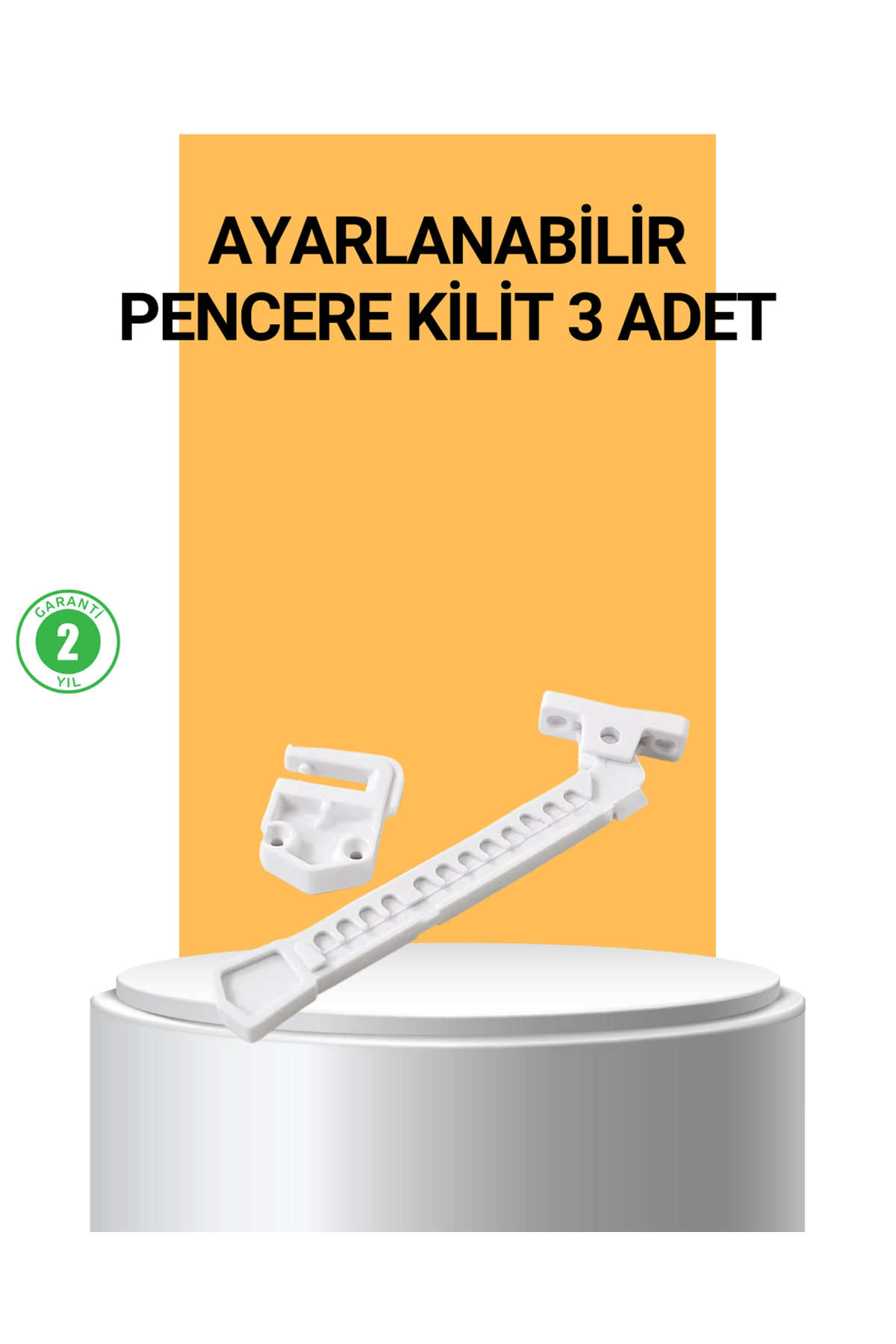 Pencere Cam Emniyet Kilidi Açılma Sınırlayıcı Set