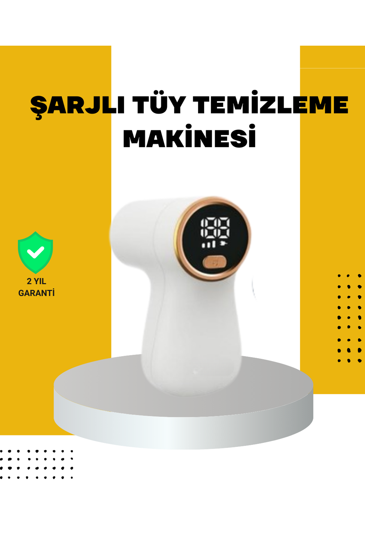 Kumaşlar İçin Tüy ve Hav Temizleme Makinesi Type C Şarjlı