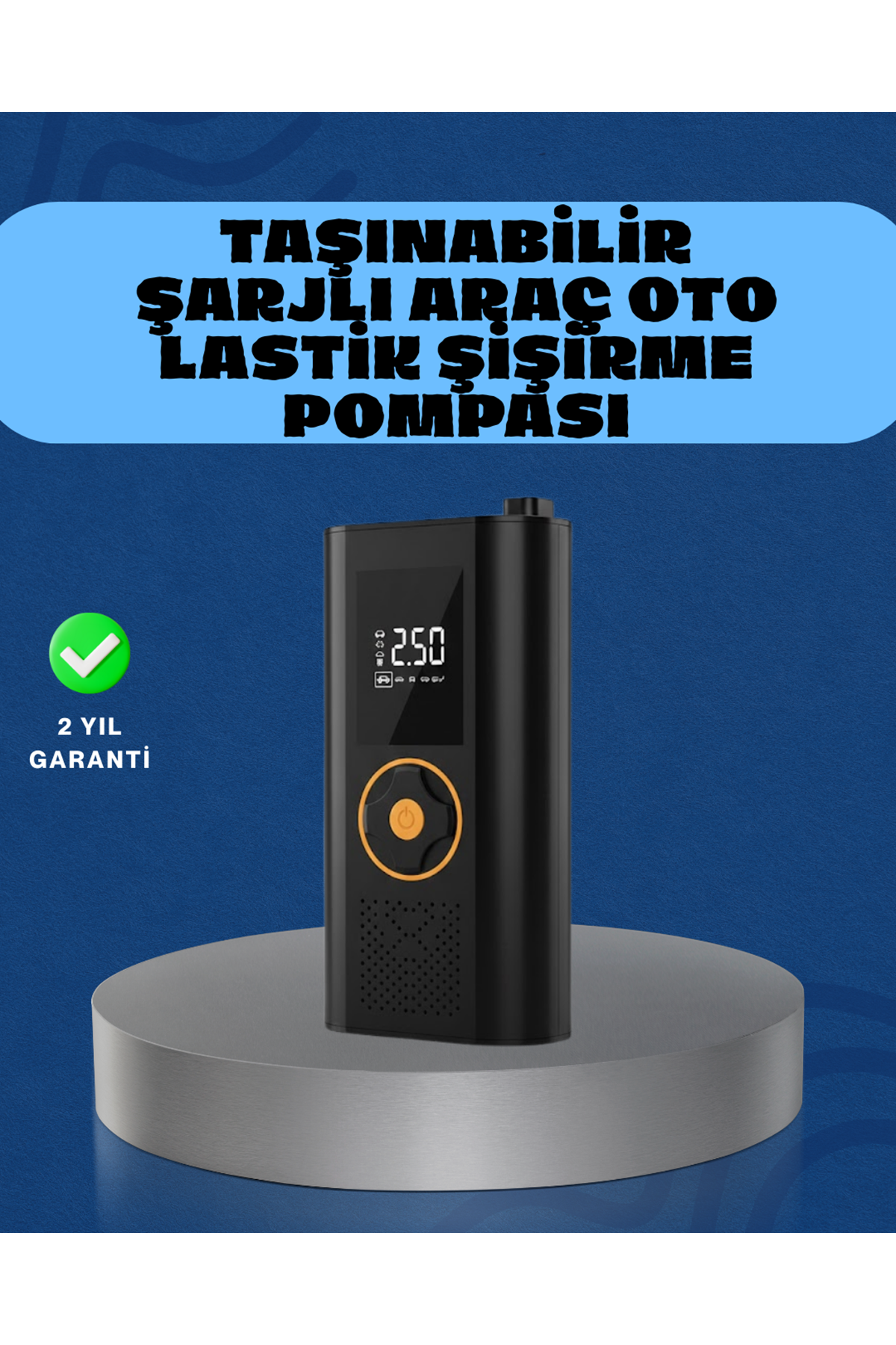 Otomatik Duran Dijital Hava Pompası Kompakt ve Taşınabilir Tasarım