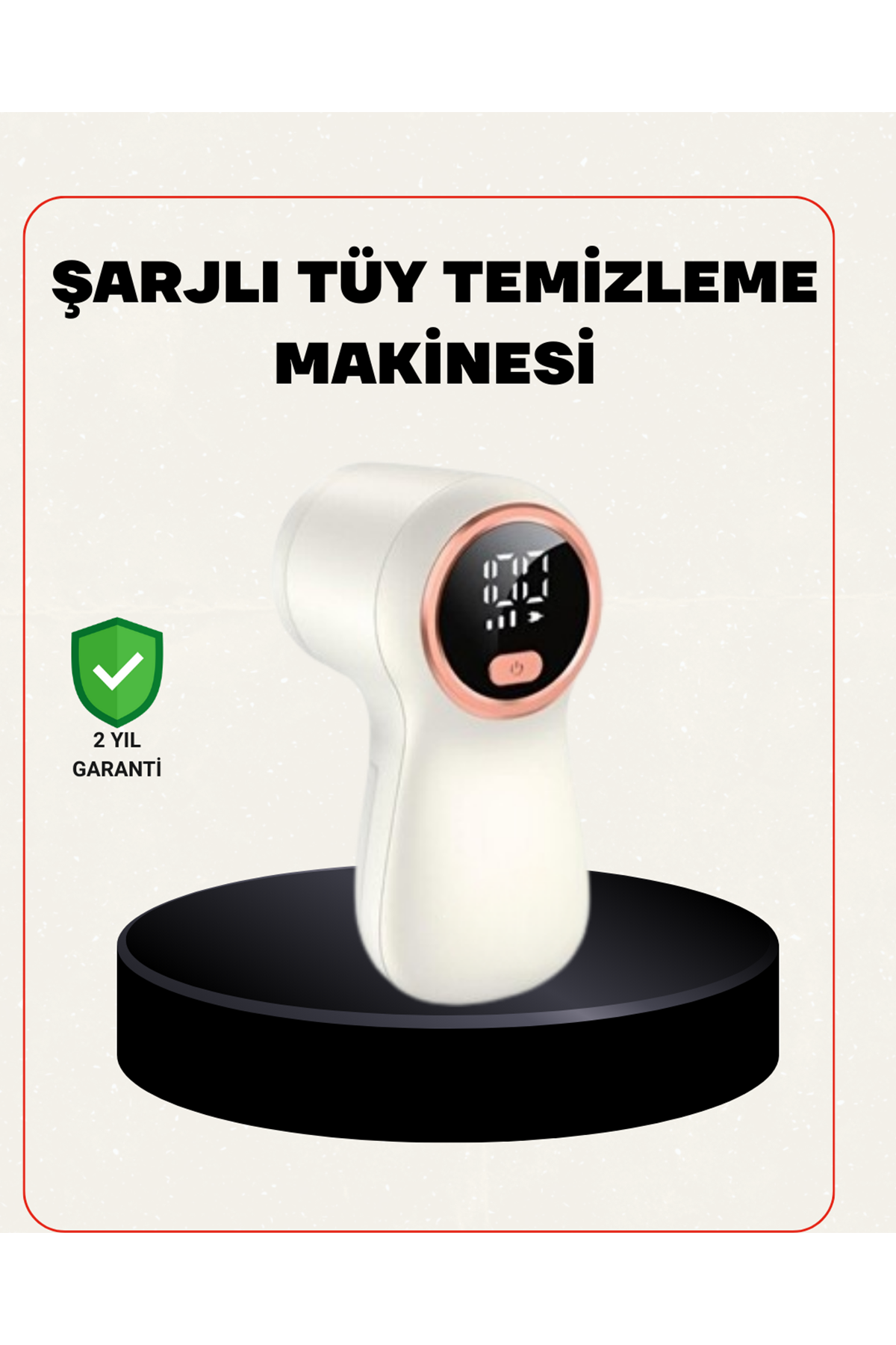 Şarjlı Tüy Temizleyici Paslanmaz Çelik Bıçaklı