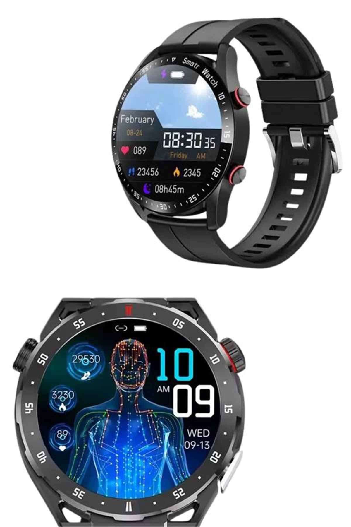 Akıllı Saat Yeni Model Sesli Asistan Bildirim Görme Bluetooth Bağlantılı Müzik Dinleme