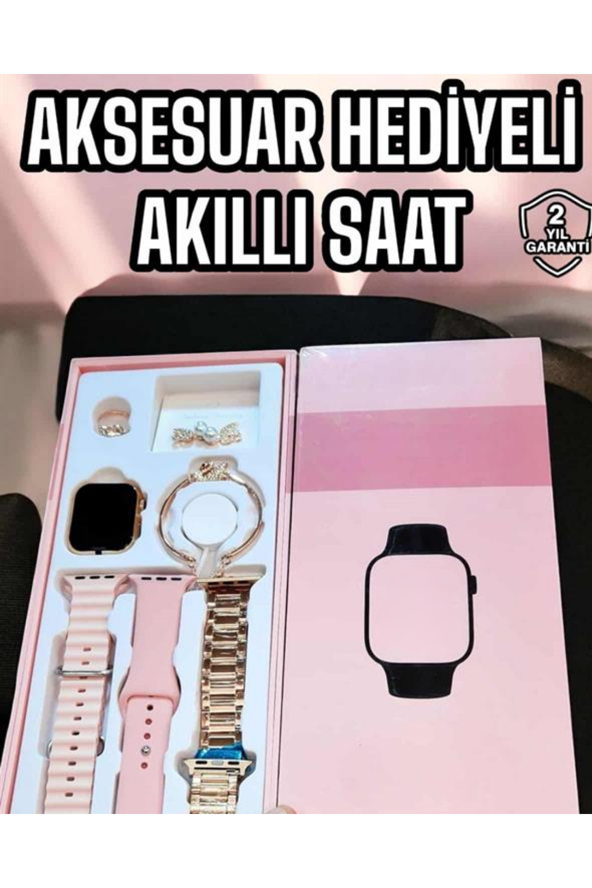 Akıllı Saat Sesli Görüşme Bildirim Görme Uyku ve Sağlık Takibi