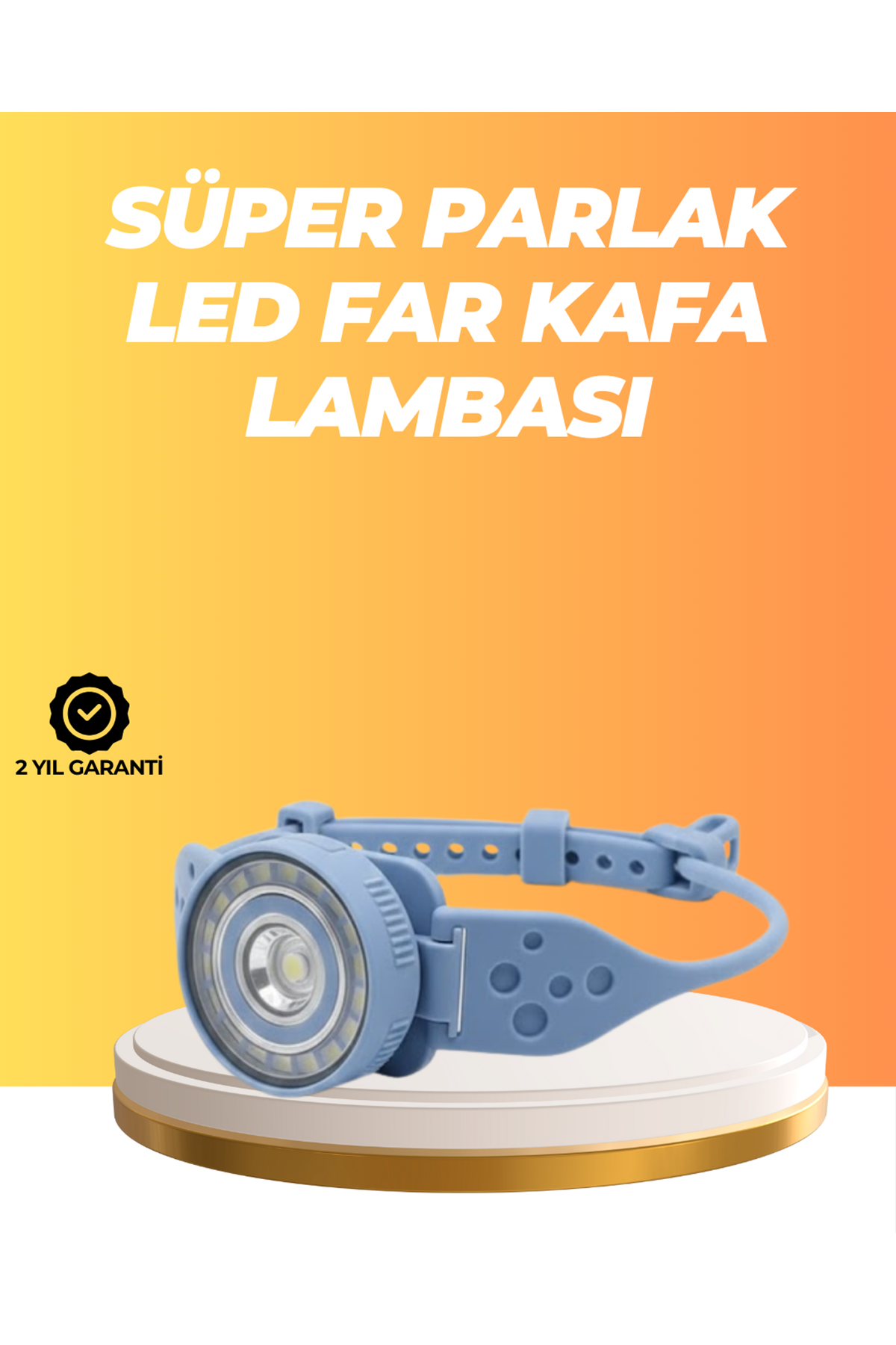 Suya Dayanıklı LED Kafa Lambası Outdoor Kullanım