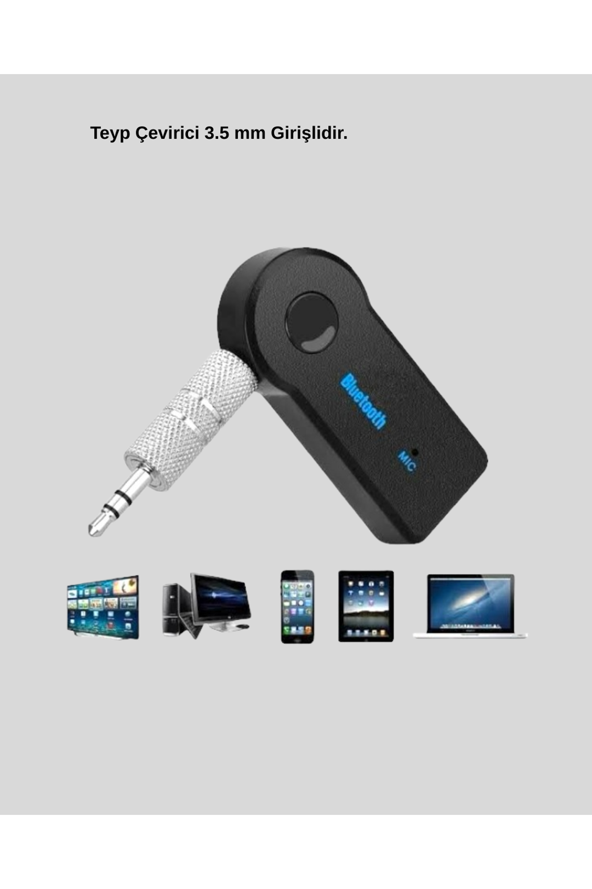 Bluetooth AUX Çevirici ve PD Destekli Araç Şarj Cihazı 2’li Set