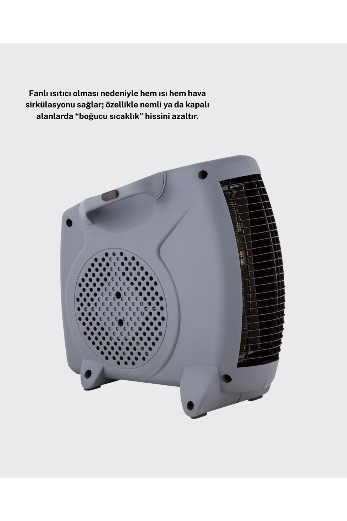 Fanlı Oda Isıtıcısı Termostat Kontrollü Soğuk Hava Üfleme Modu