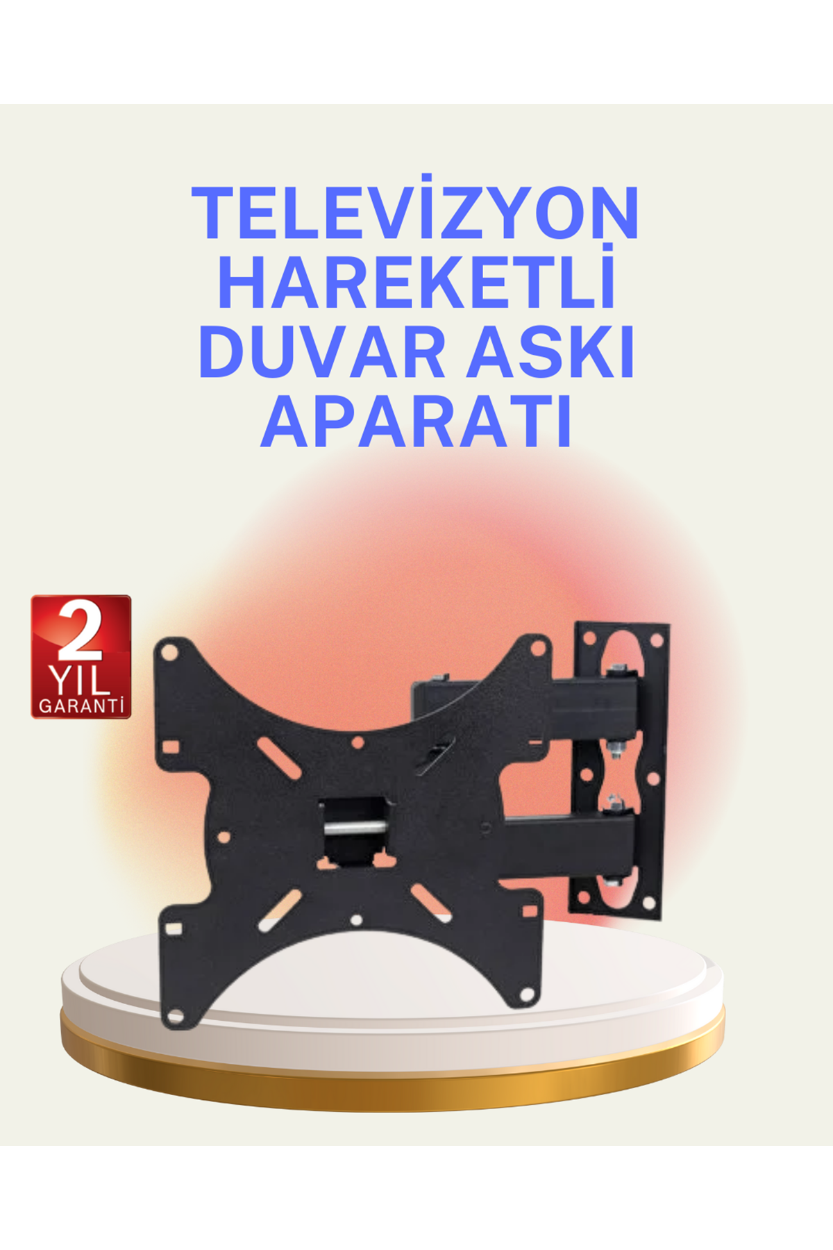 Hareketli TV Duvar Askı Aparatı 22–49 İnç Uyumlu