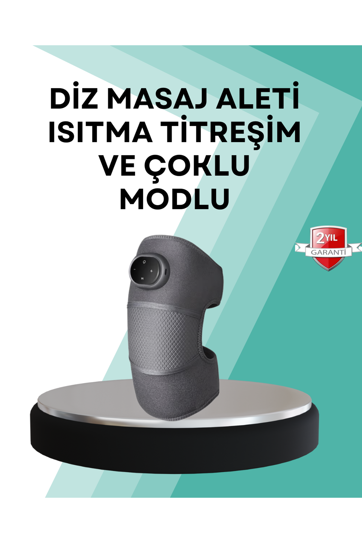 Ev Tipi Isı ve Titreşim Destekli Diz Masaj Aleti