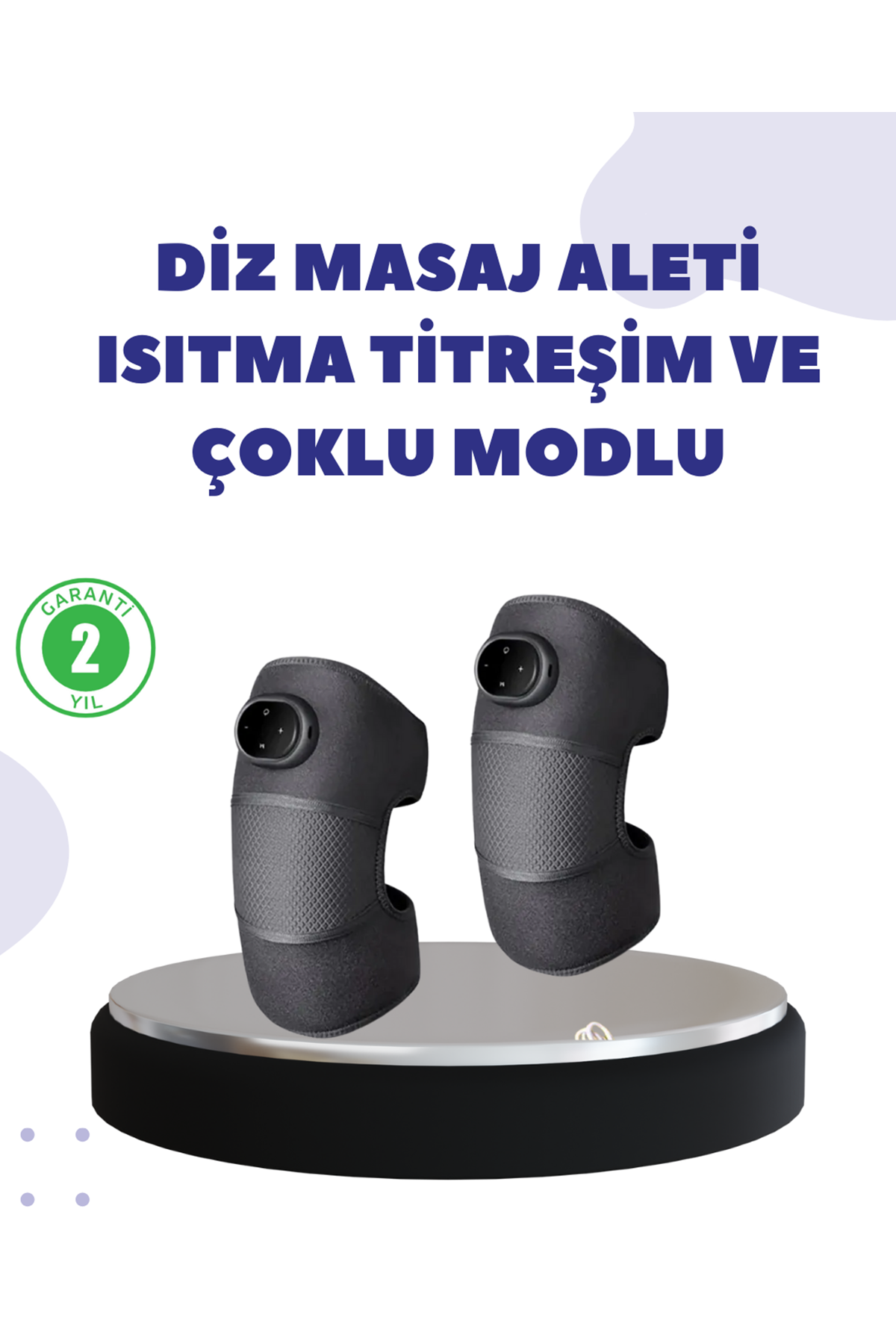 Diz ve Dirsek İçin Isıtmalı Masaj Dizlik Aparatı