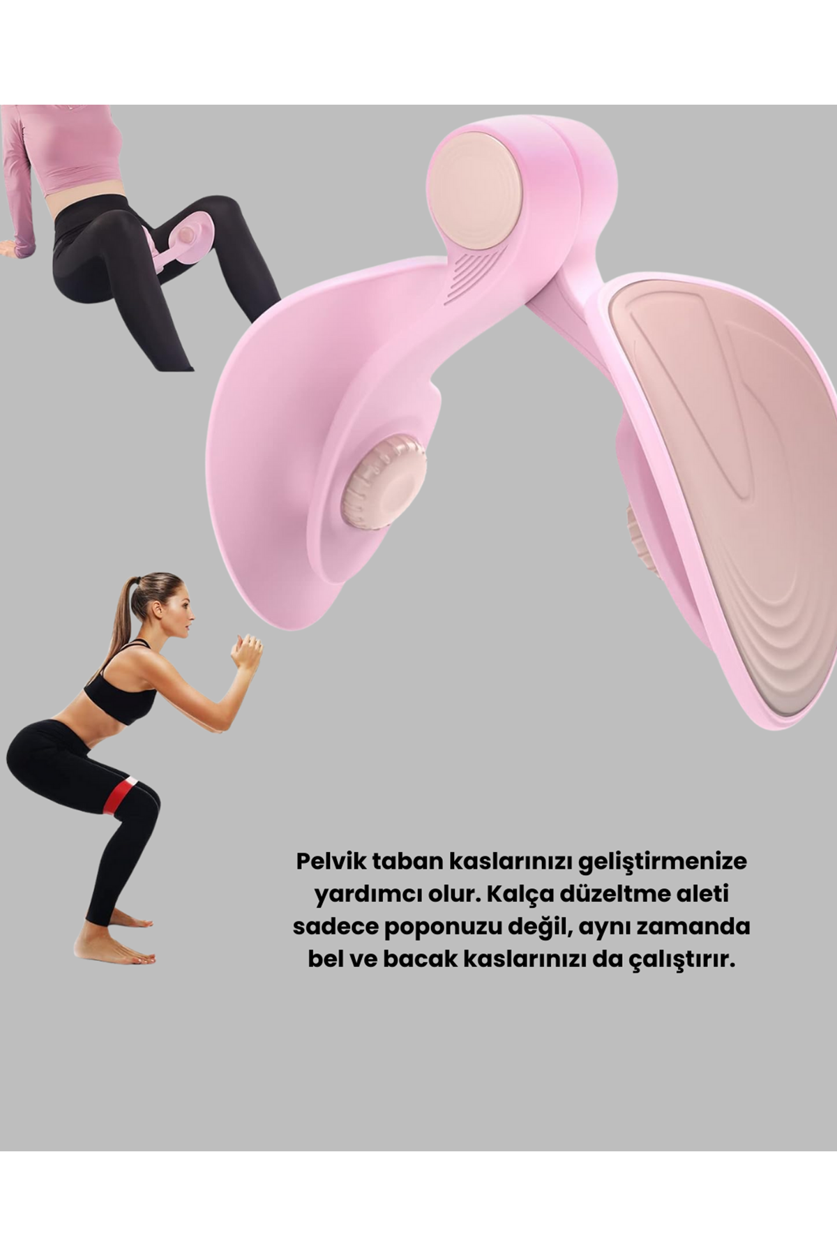 Uyluk Sıkılaştırıcı ve Kalça Çalıştırıcı Egzersiz Aparatı