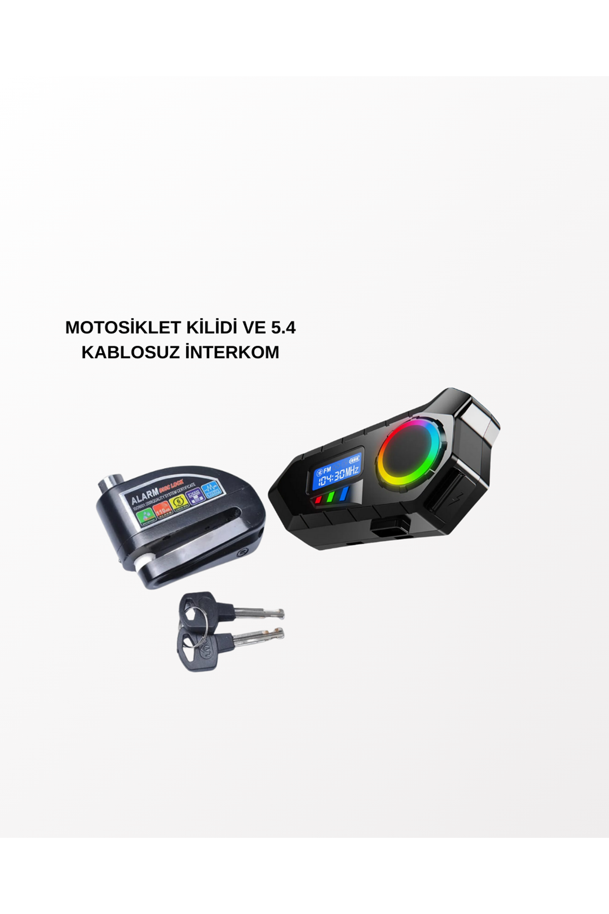 BLUETOOTH 5.4 KABLOSUZ İNTERKOM+ MOTOR DİSK KİLİDİ