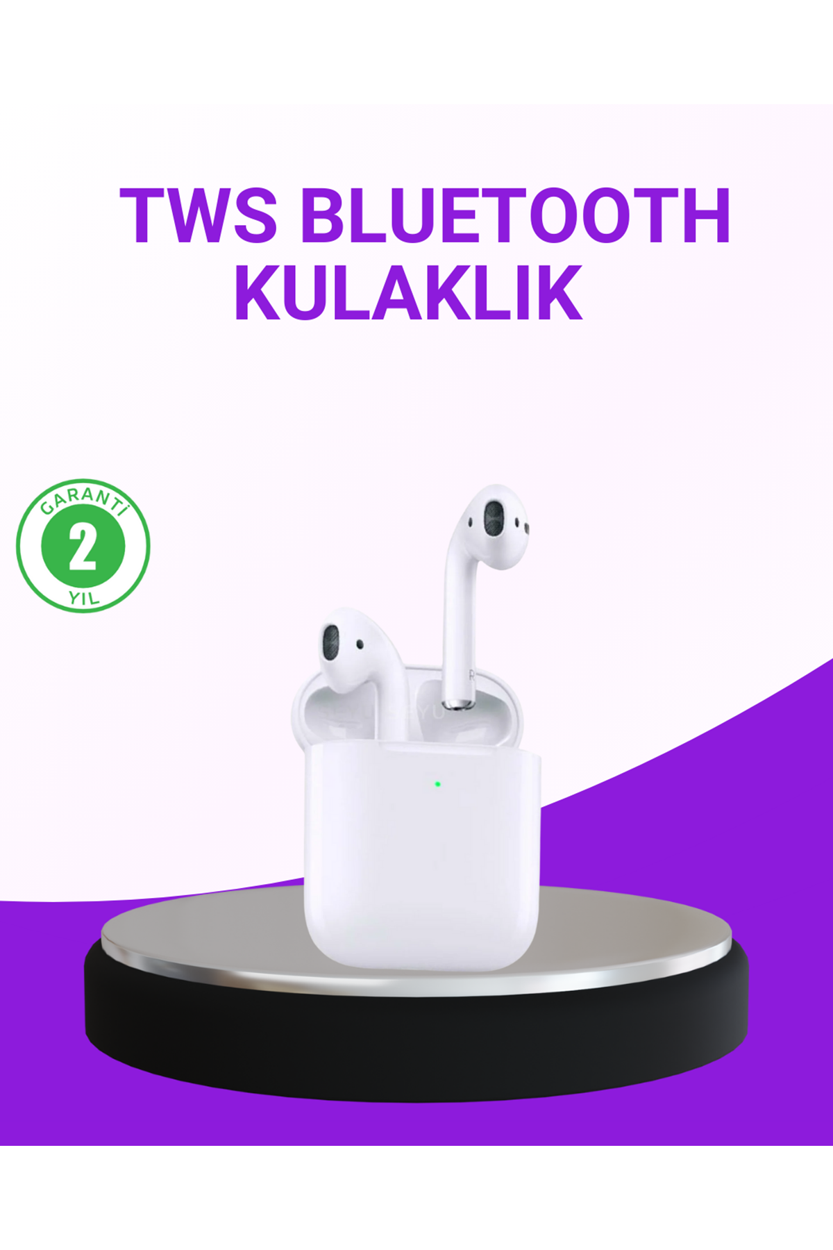 iPhone Tüm Modellerle Uyumlu Bluetooth Kulaklık Gürültü Önleyici Stereo