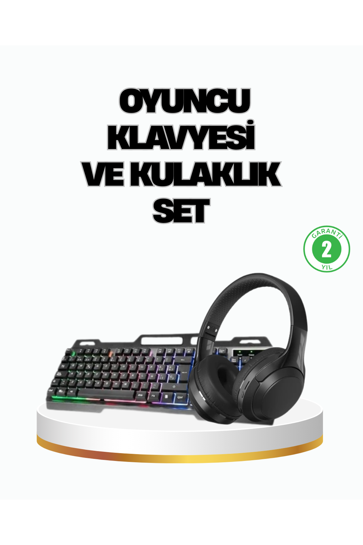 HN01 KULAKLIK + PG-8018 OYUNCU KLAVYESİ SET