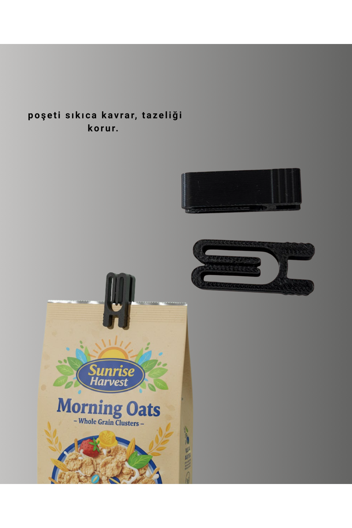 Cips Kahve ve Bakliyat İçin Poşet Kapatma Mandalı 10’lu