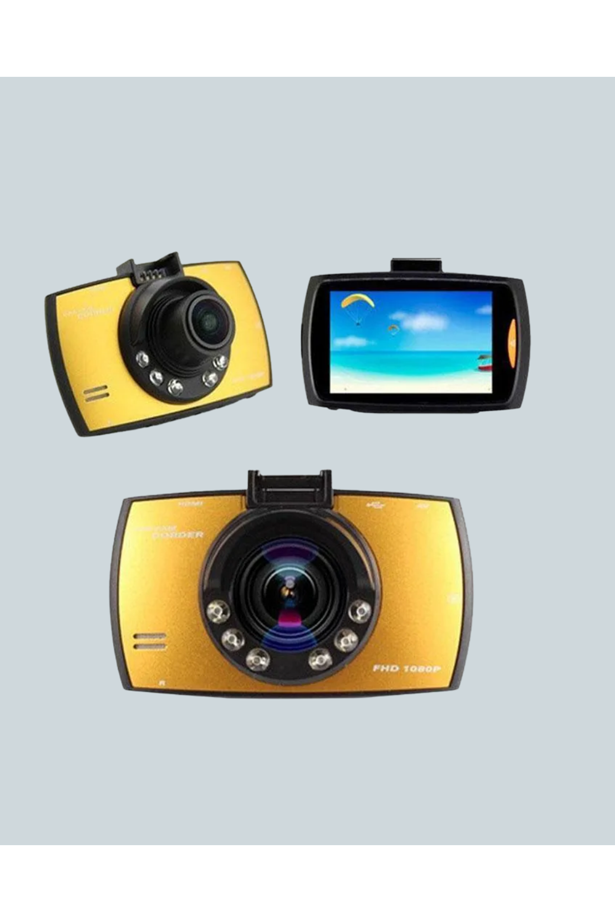 Full HD Araç Kamerası G Sensor Gece Görüşlü Dash Cam