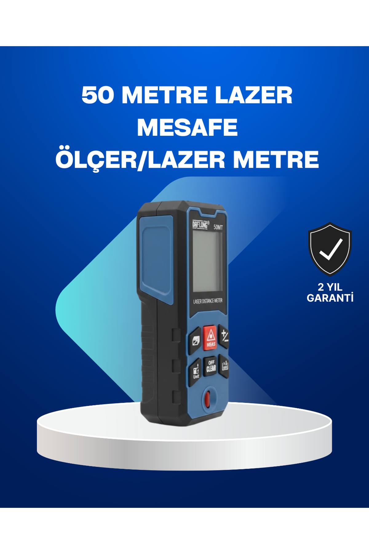 Profesyonel Lazer Metre Hassas Ölçüm ve Dijital Ekran