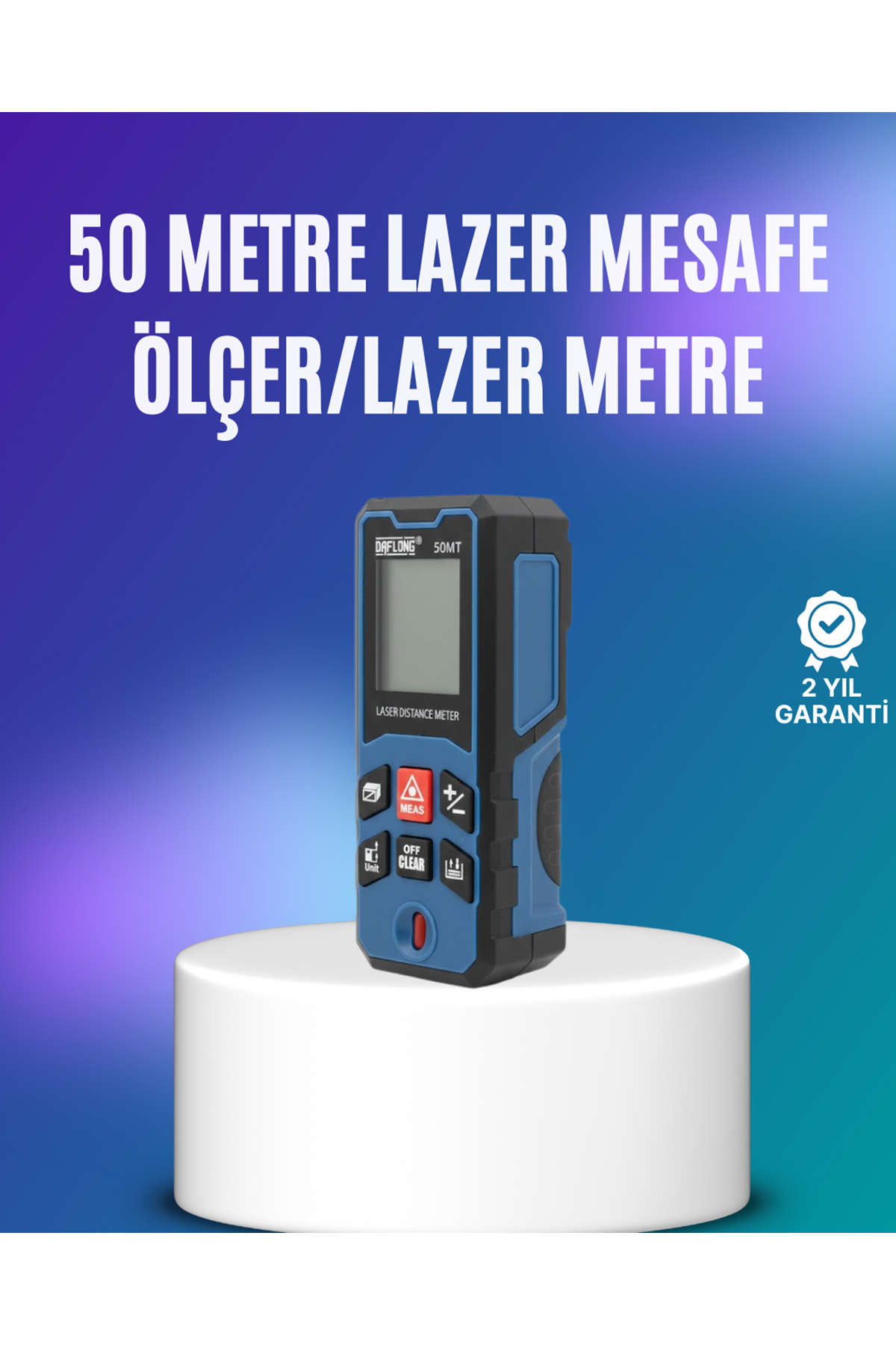 Dijital Lazer Mesafe Ölçüm Cihazı İnşaat ve Ev Kullanımı