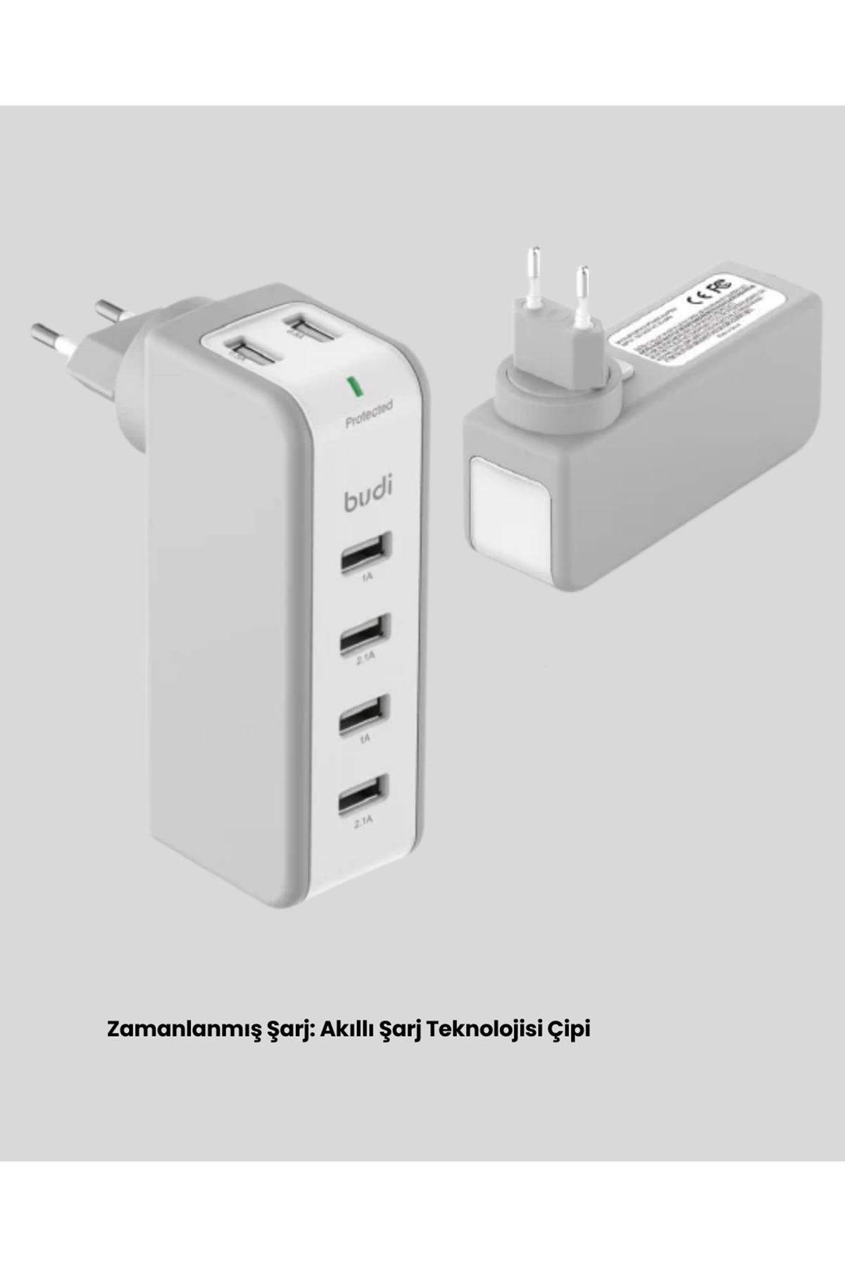 Ev ve Ofis İçin Zaman Kontrollü Çoklu Şarj Cihazı
