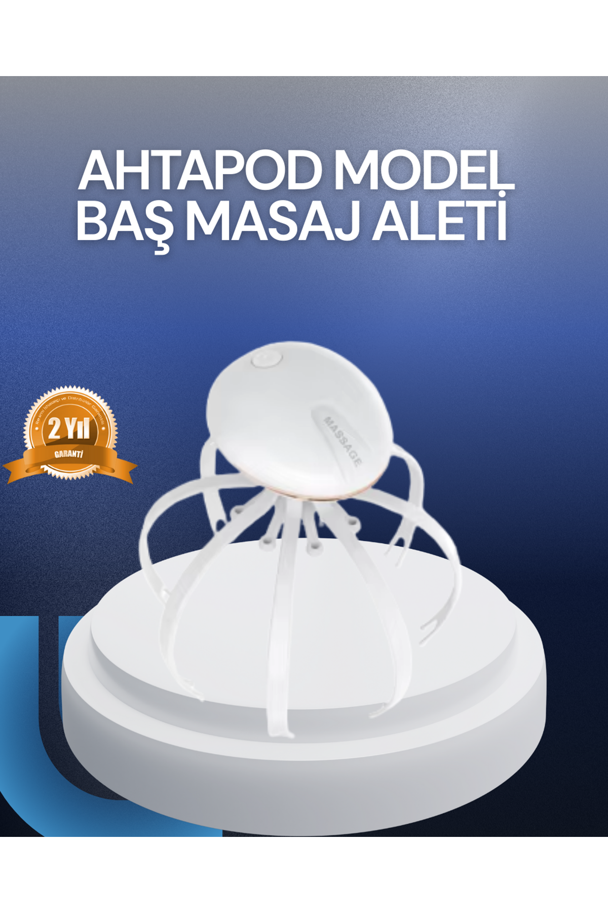 3 Kademeli Elektrikli Kafa Masaj Aleti Stres Giderici Ev Tipi Masaj