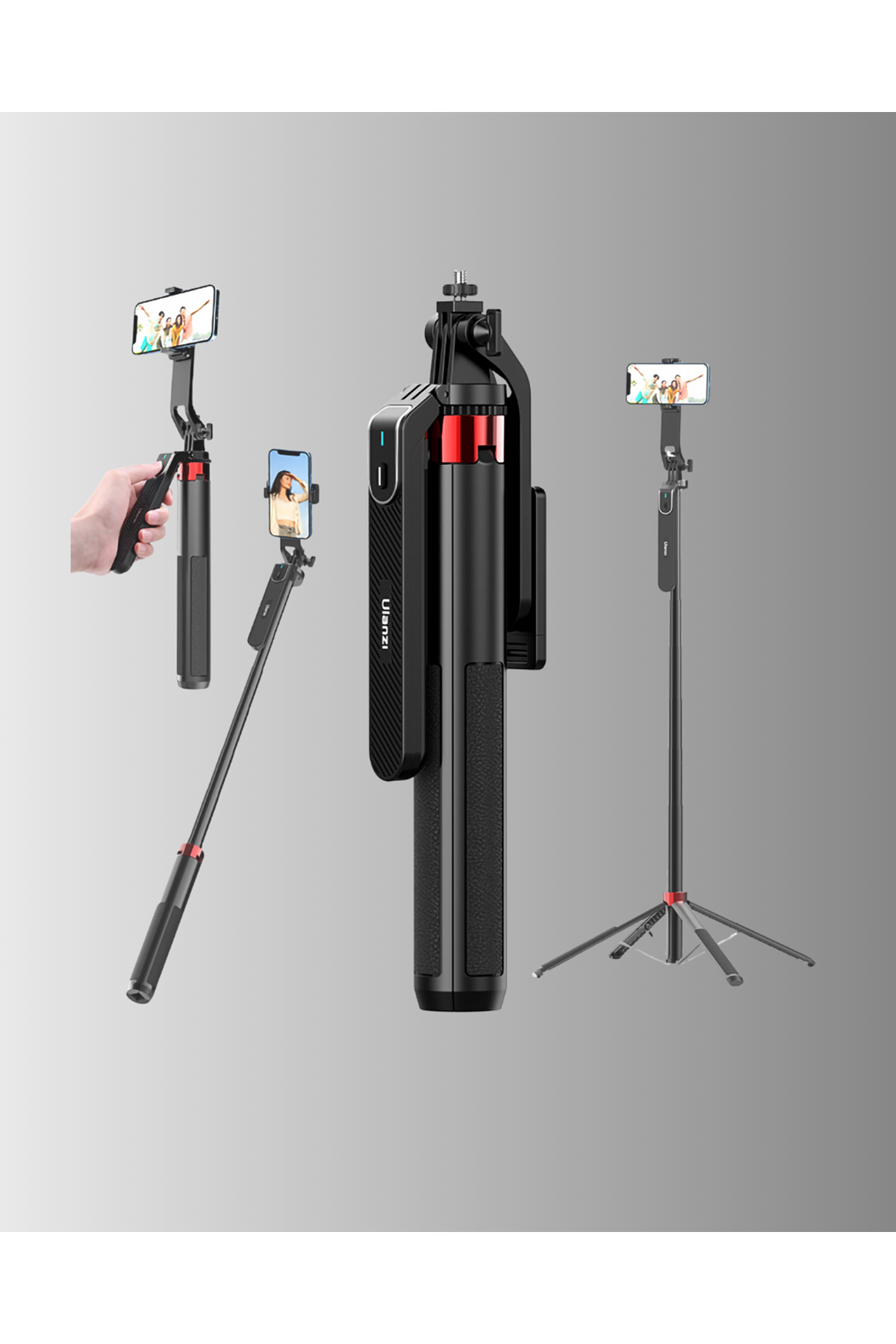 Tripodlu Selfie Çubuğu Uzaktan Kumandalı Canlı Yayın Uyumlu