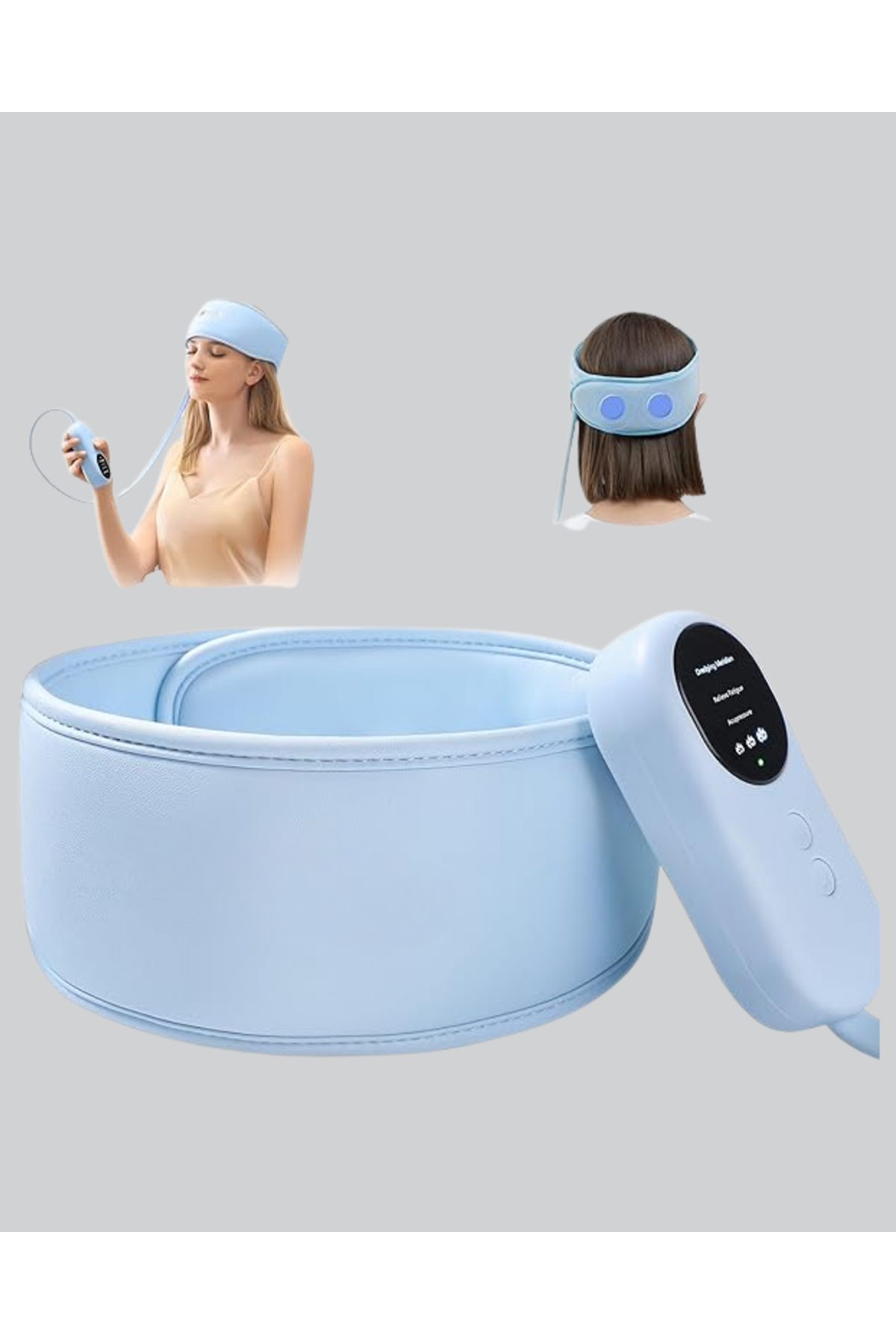 Evde Spa Etkisi Sunan Isıtmalı Baş Masaj Cihazı
