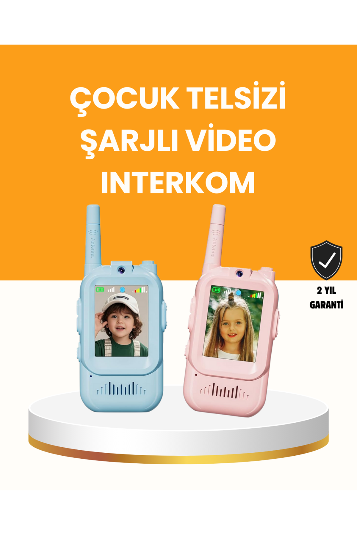 Uzun Menzilli Video Walkie Talkie Eğitici ve Eğlenceli Oyuncak