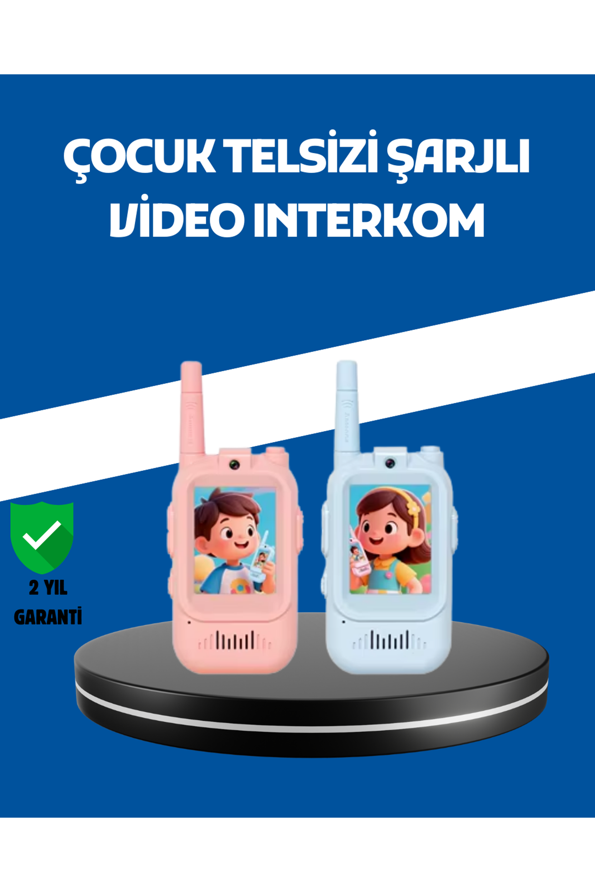 Çocuklar İçin Video Görüşmeli Walkie Talkie Uzun Mesafe İletişim
