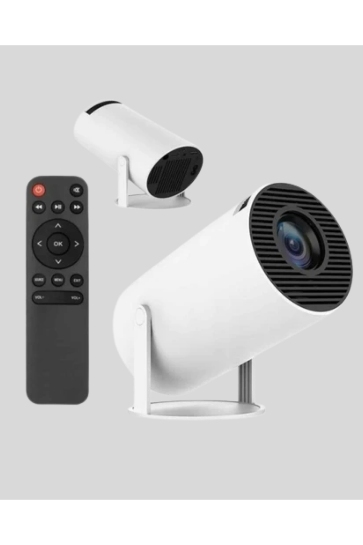 Kablosuz Mini Projeksiyon Cihazı Oyun ve Film İçin Taşınabilir Ev Sineması