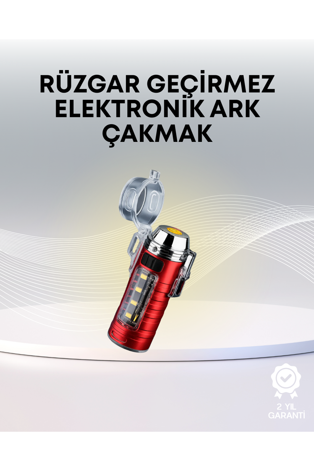 USB Şarjlı Suya Dayanıklı Elektrikli Çakmak