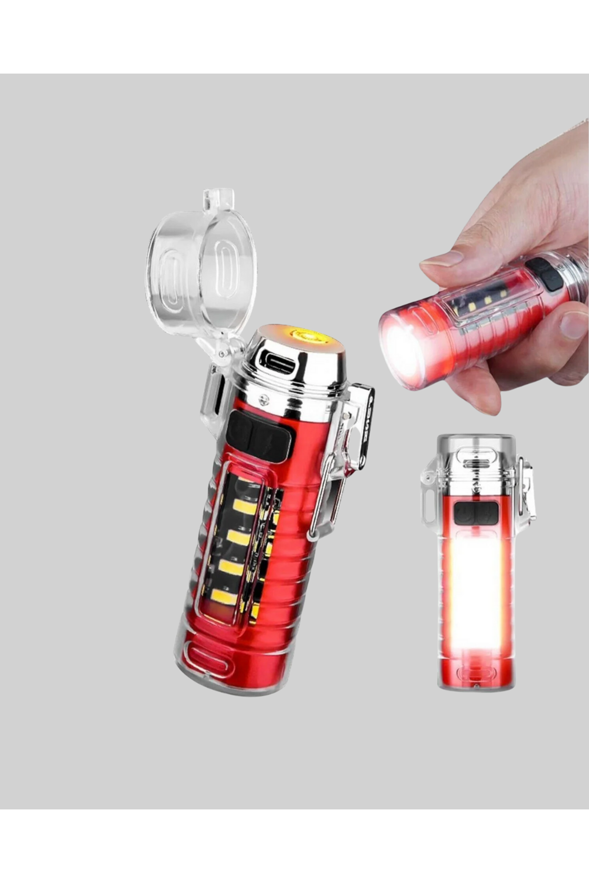 USB Şarjlı Suya Dayanıklı Elektrikli Çakmak