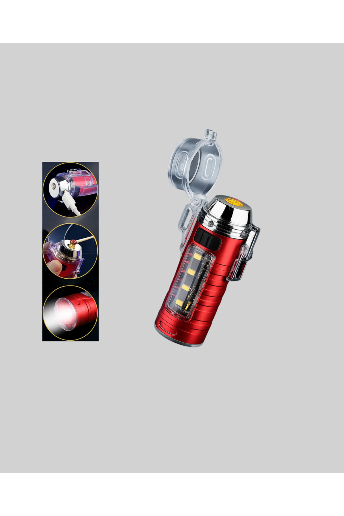 USB Şarjlı Suya Dayanıklı Elektrikli Çakmak