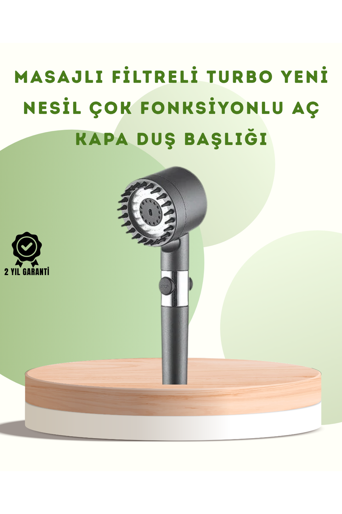 Banyo İçin Filtreli Duş Başlığı Pratik Kullanım