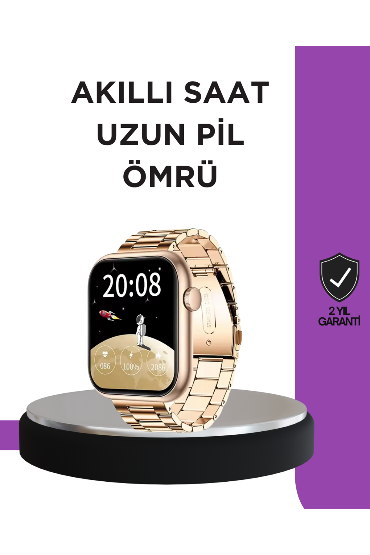 Sağlık Takipli Akıllı Saat 117 Spor Modlu AMOLED Ekran