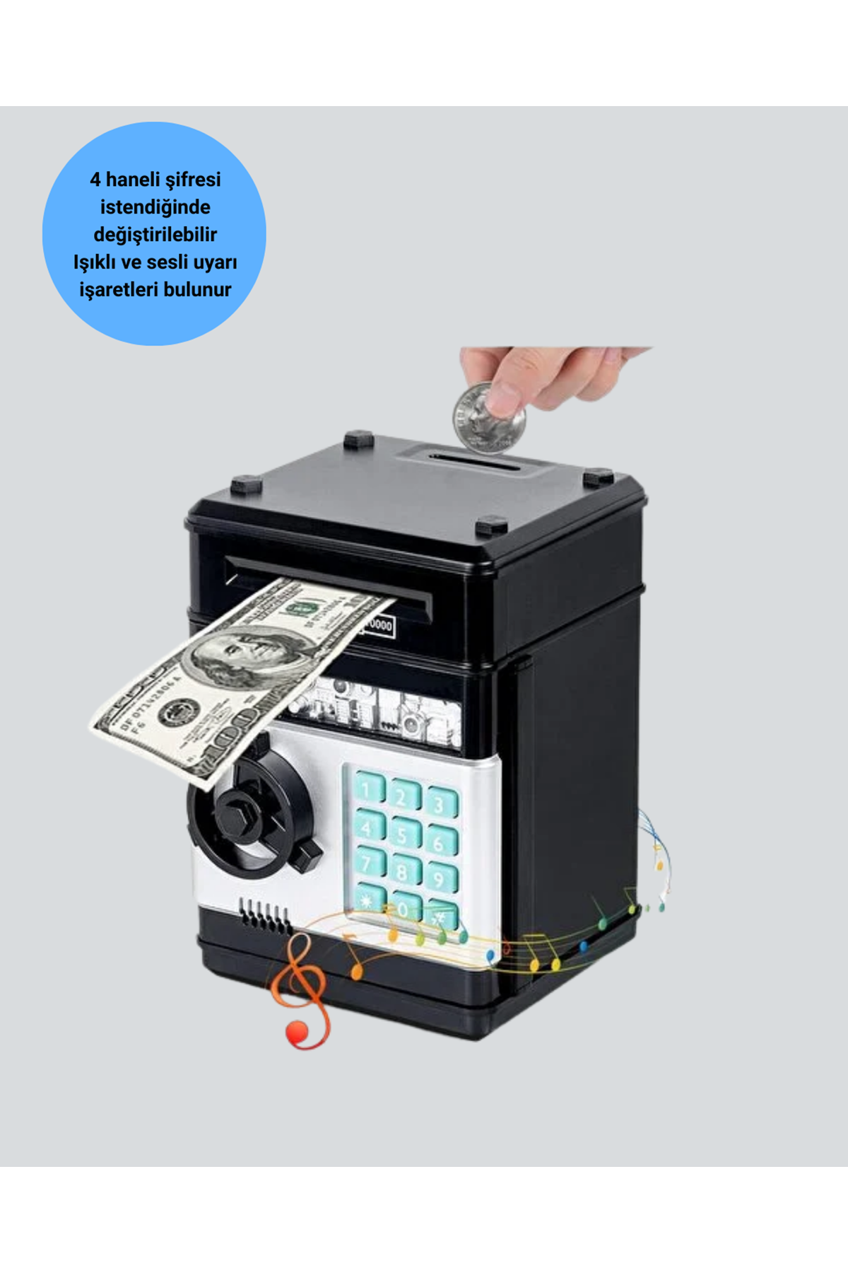 SAM53 NUMBER BANK SİYAH