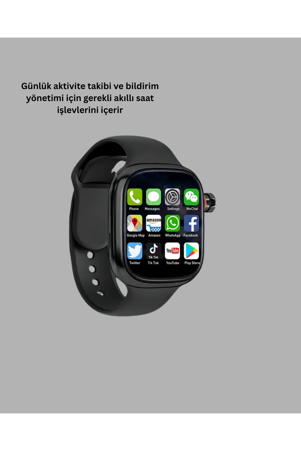 SIM Kartlı GPS Destekli Akıllı Saat Sesli Görüşmeli