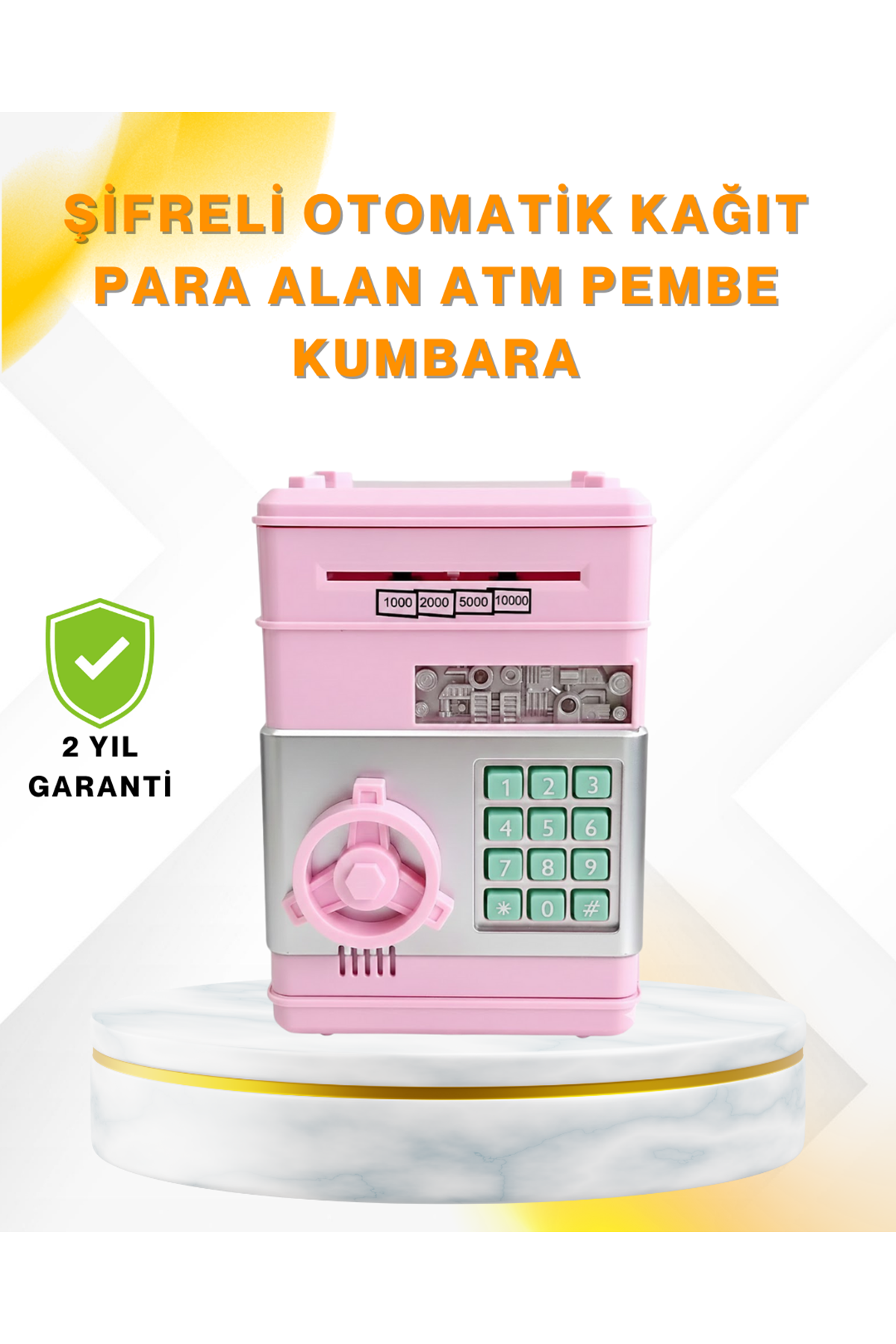 Şifreli Elektronik Para Biriktirme Kumbarası Büyük Kapasiteli