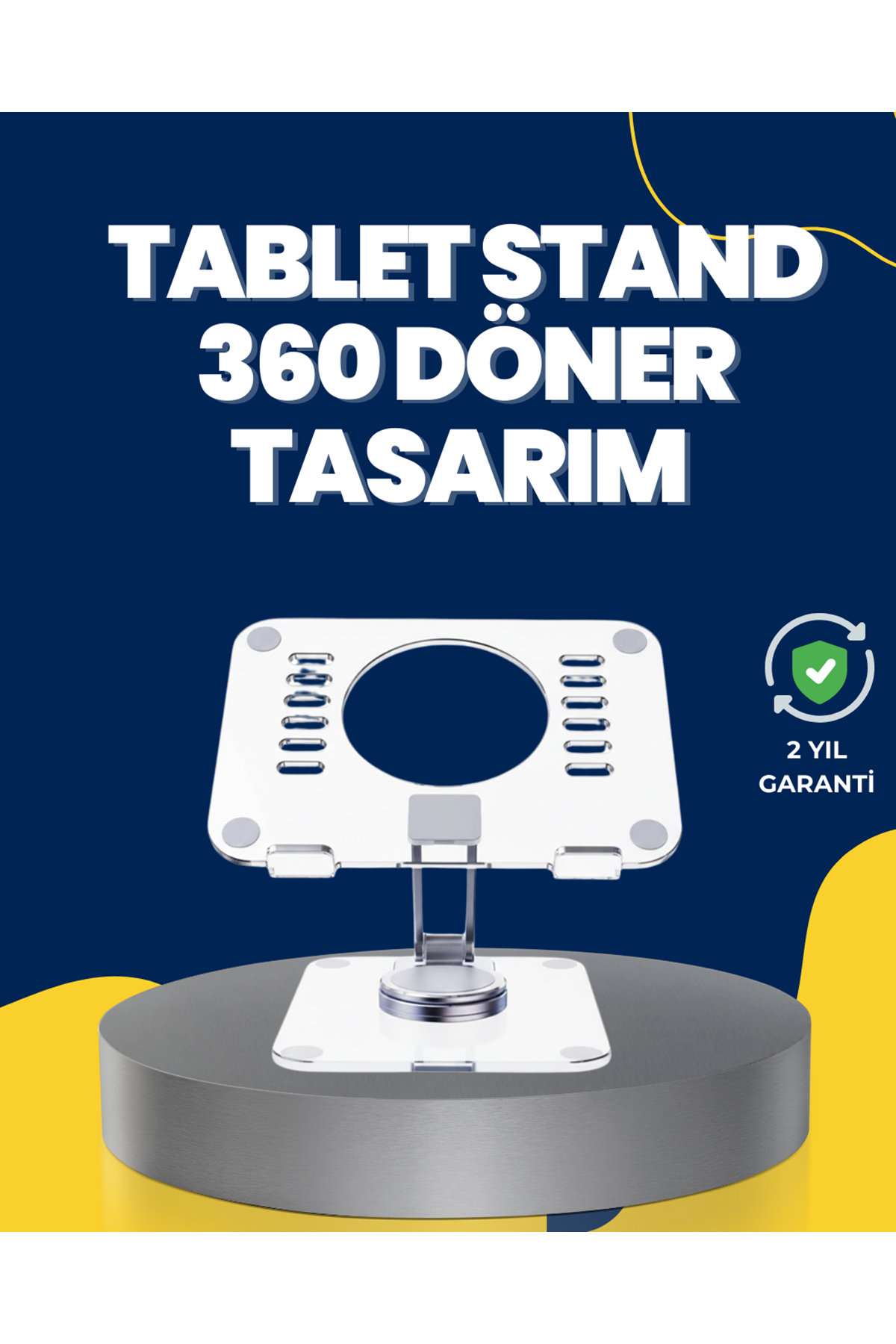 Evrensel Tablet Tutucu Stand Oyun ve Video İzleme İçin