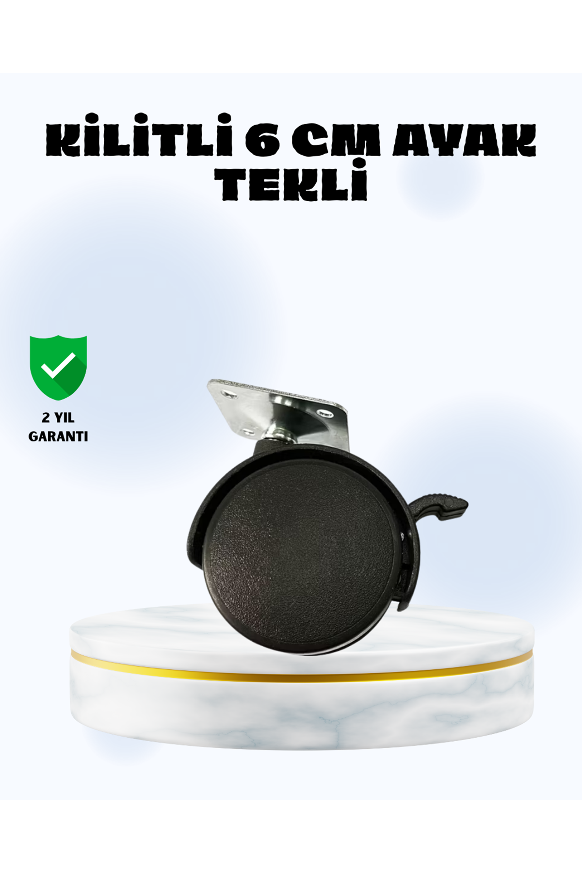 6 cm Kilitli Tekerlek Ayak Tek Adet