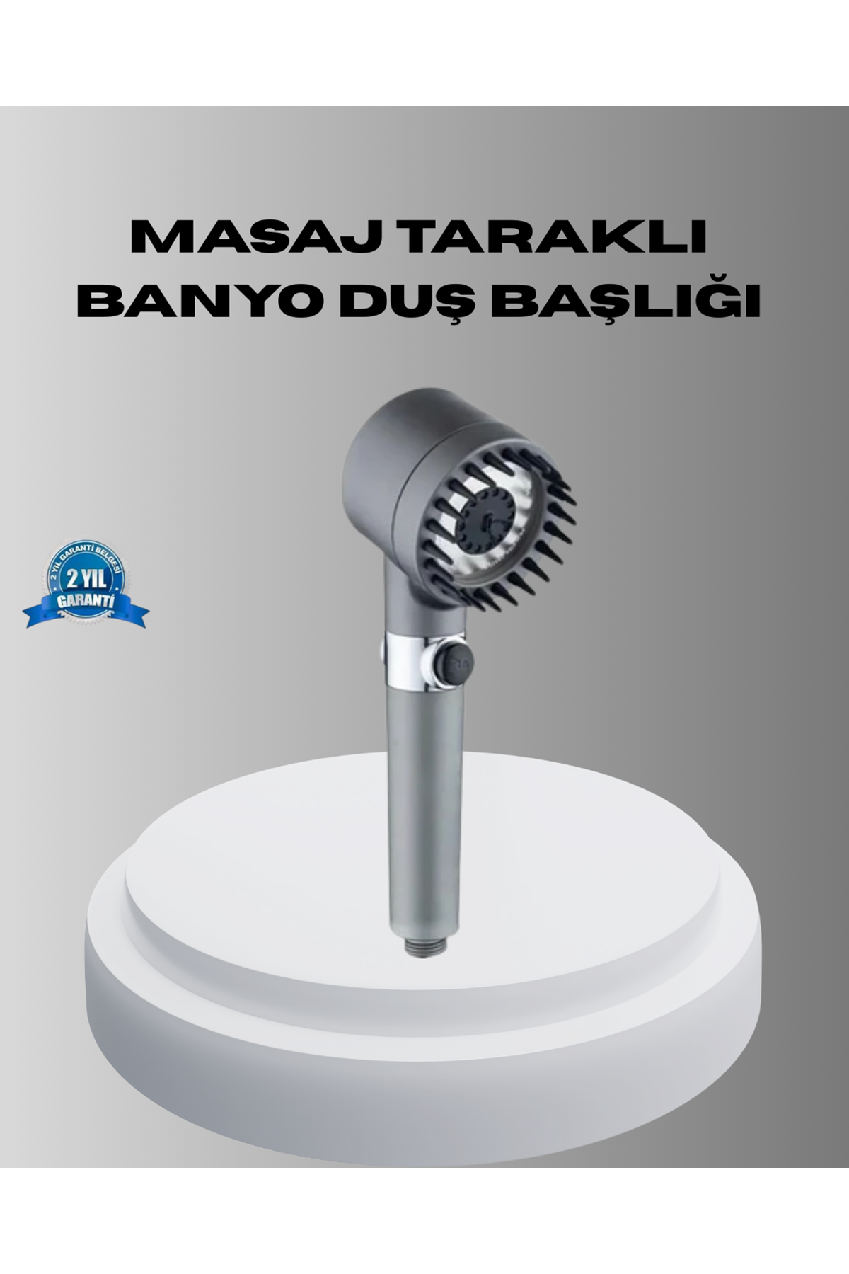Spa Etkili Masaj Uçlu Duş Başlığı Ergonomik Tasarım