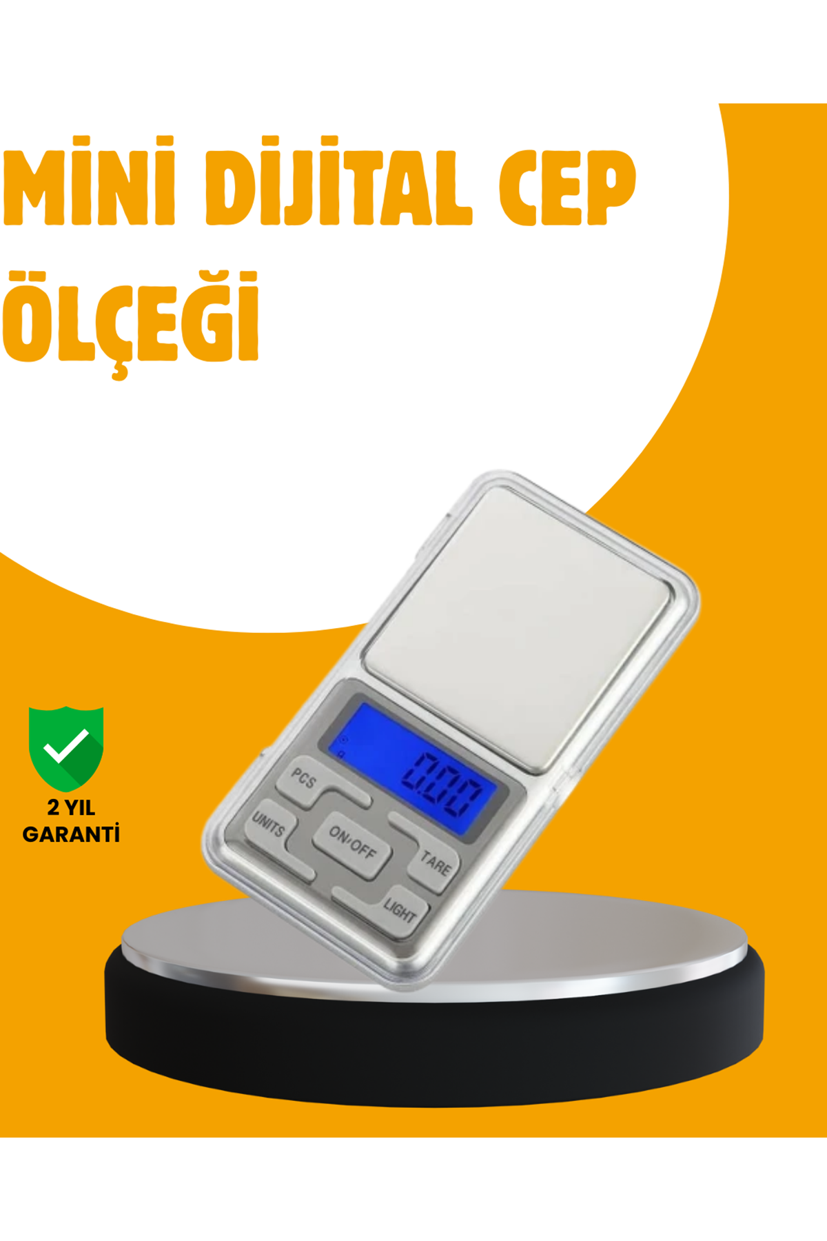 Taşınabilir Dijital Cep Terazisi 5 Ölçüm Birimli