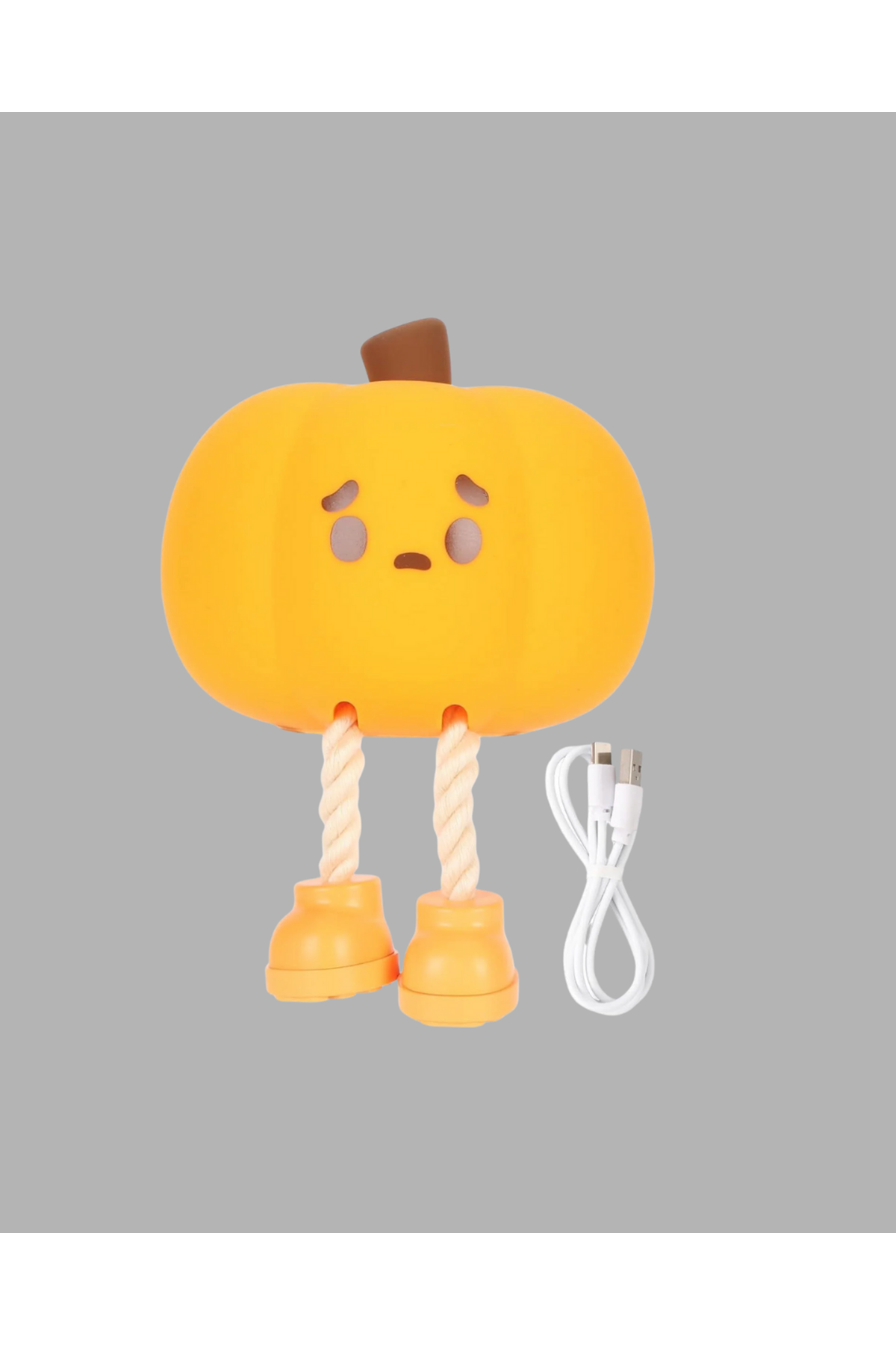 Silikon Pumpkin Night Light Telefon Tutuculu LED Lamba