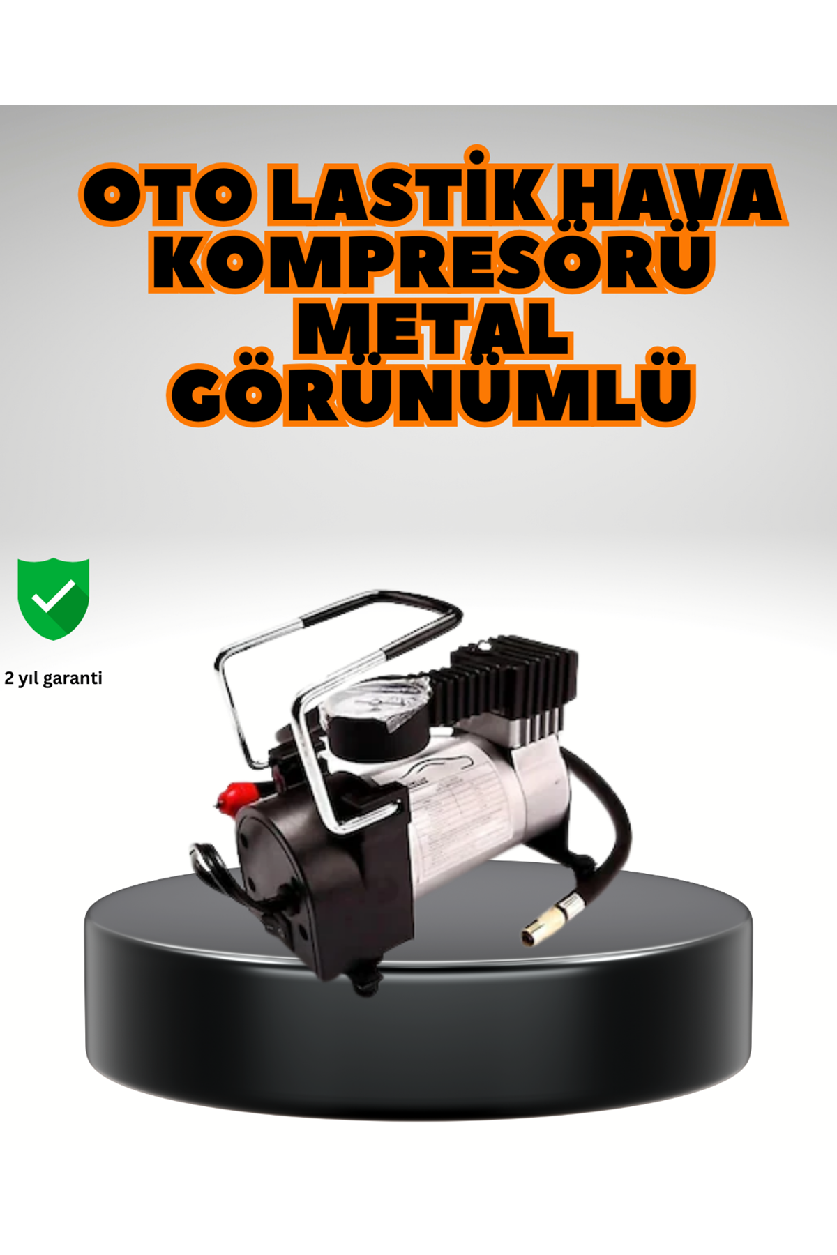 Metal Gövde Lastik Şişirme Kompresörü SUV 4x4 Uyumlu